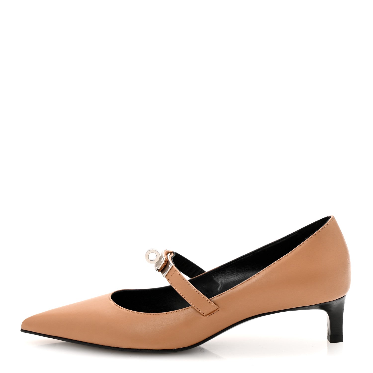 Hermes ハイヒール36.5 Hermes Calfskin Kiara 40 Pumps 36.5 Naturel Clair 1754433