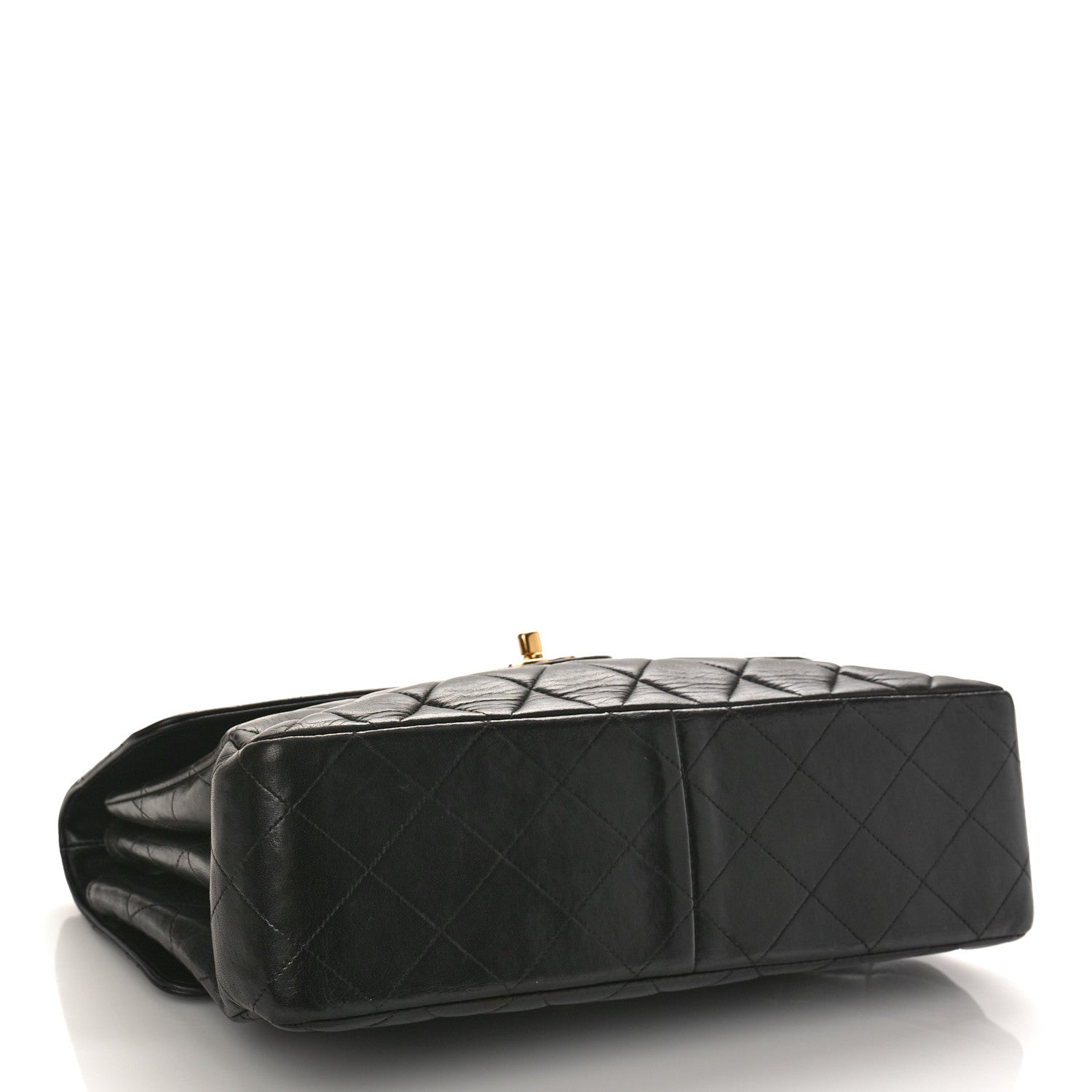 Chanel Lambskin Quilted Jumbo Double Sided Flap Black 4 of 13