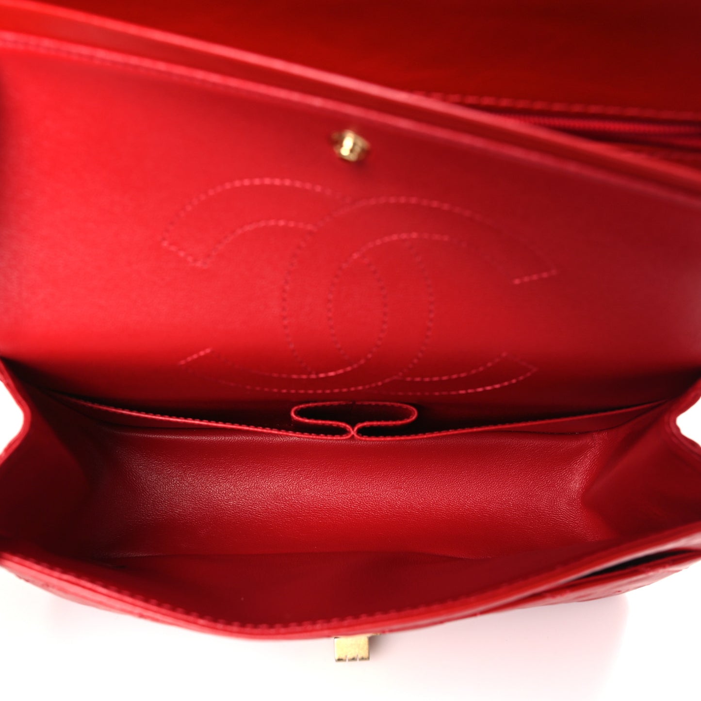Aged Calfskin Quilted 2.55 Reissue 225 Flap Red