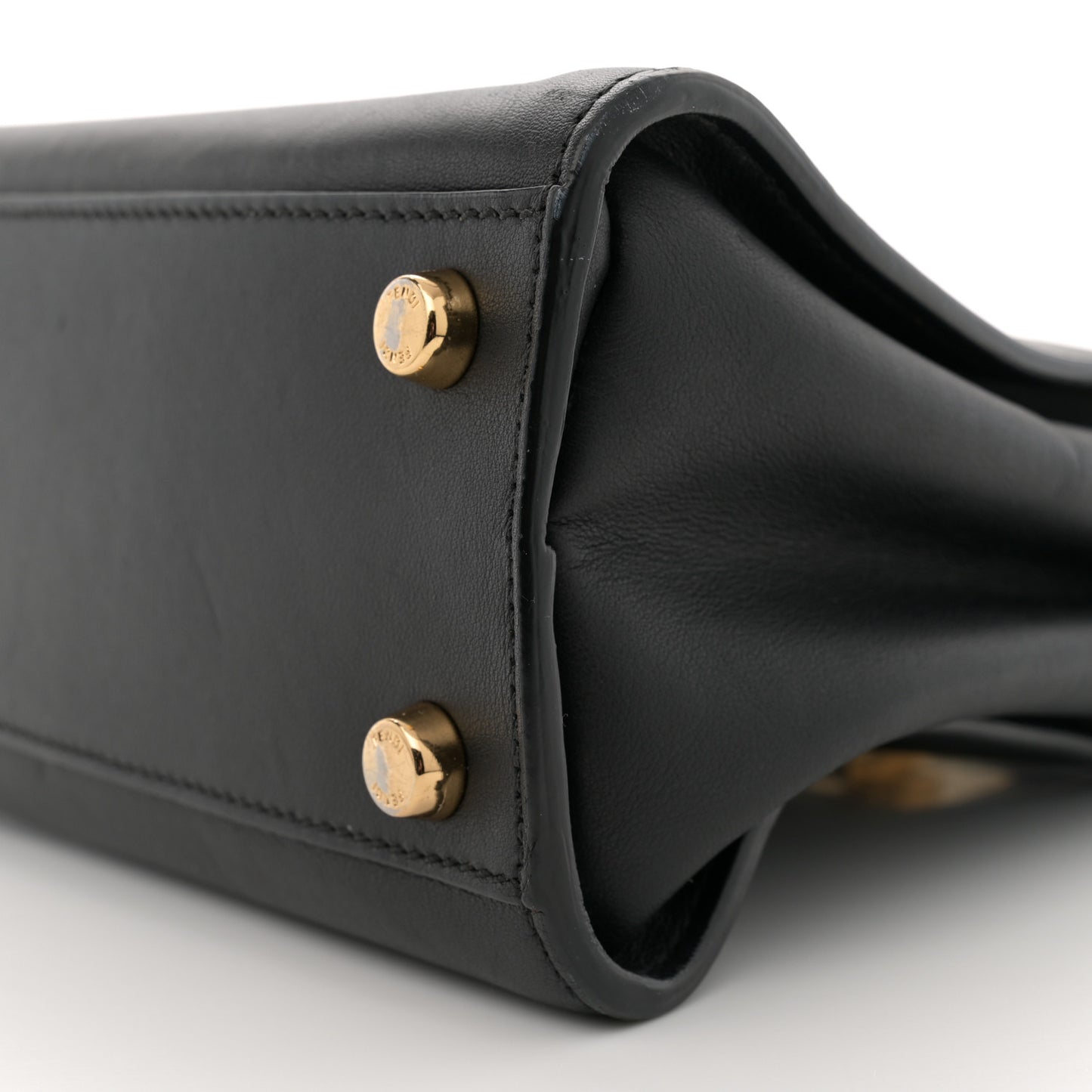 Vitello Tahiti Burro Medium Peekaboo Iconic Essentially Satchel Black Corda