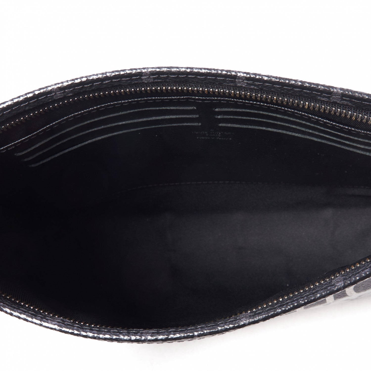 Louis Vuitton Monogram Eclipse Split Pochette Voyage MM 6 of 7
