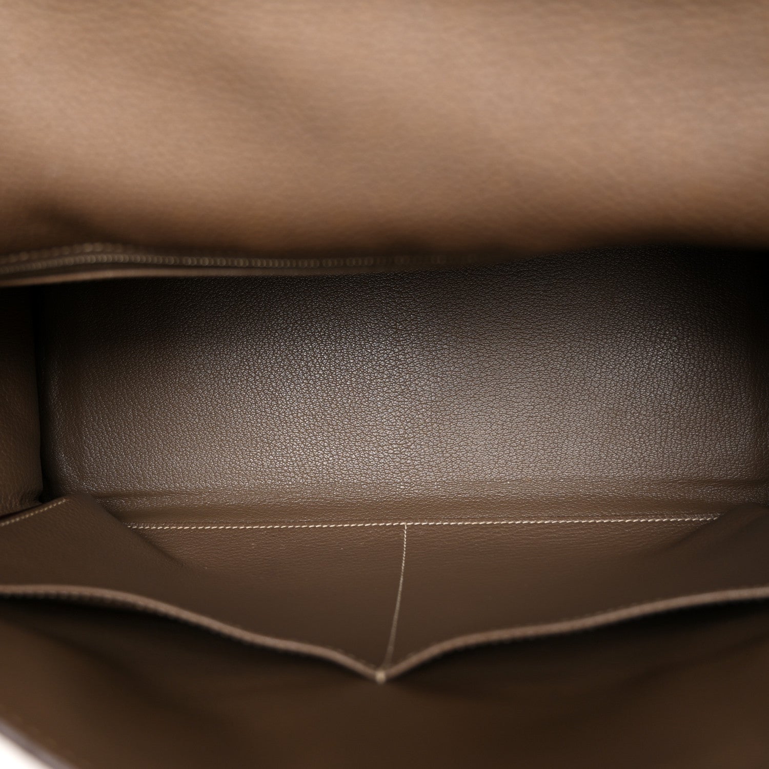 Hermes Togo Kelly Retourne 35 Etoupe 5 of 14