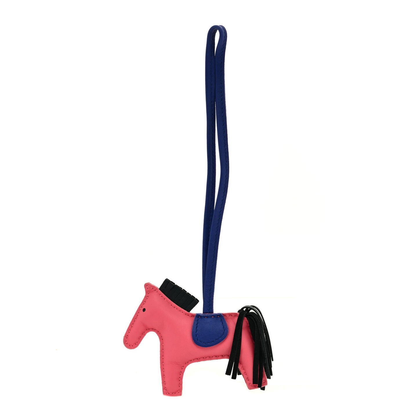 Milo Lambskin Grigri Rodeo Horse Bag Charm PM Rose Azalee Vert Cypress Bleu Electrique
