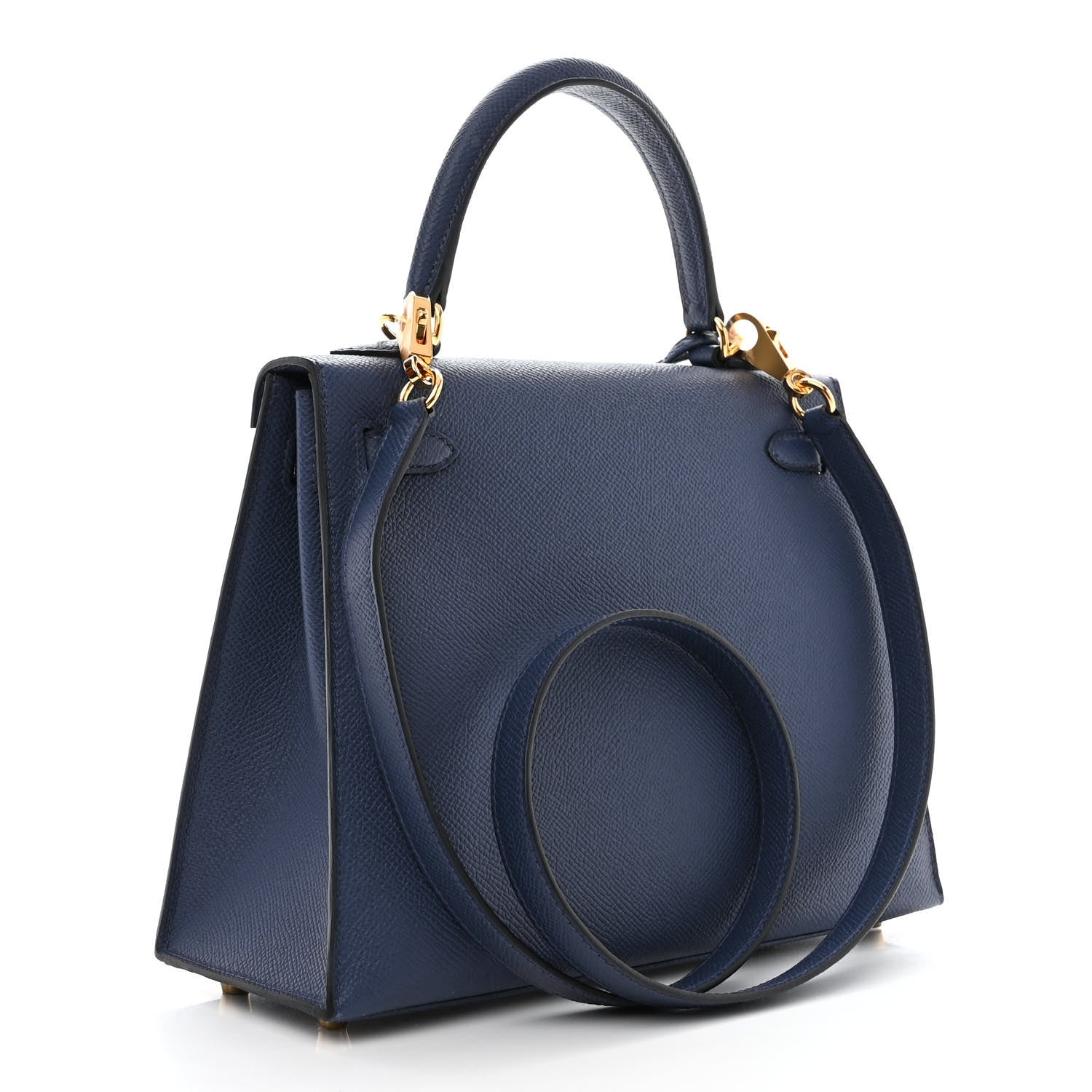 Hermes Epsom Kelly Sellier 25 Bleu Navy 3 of 11