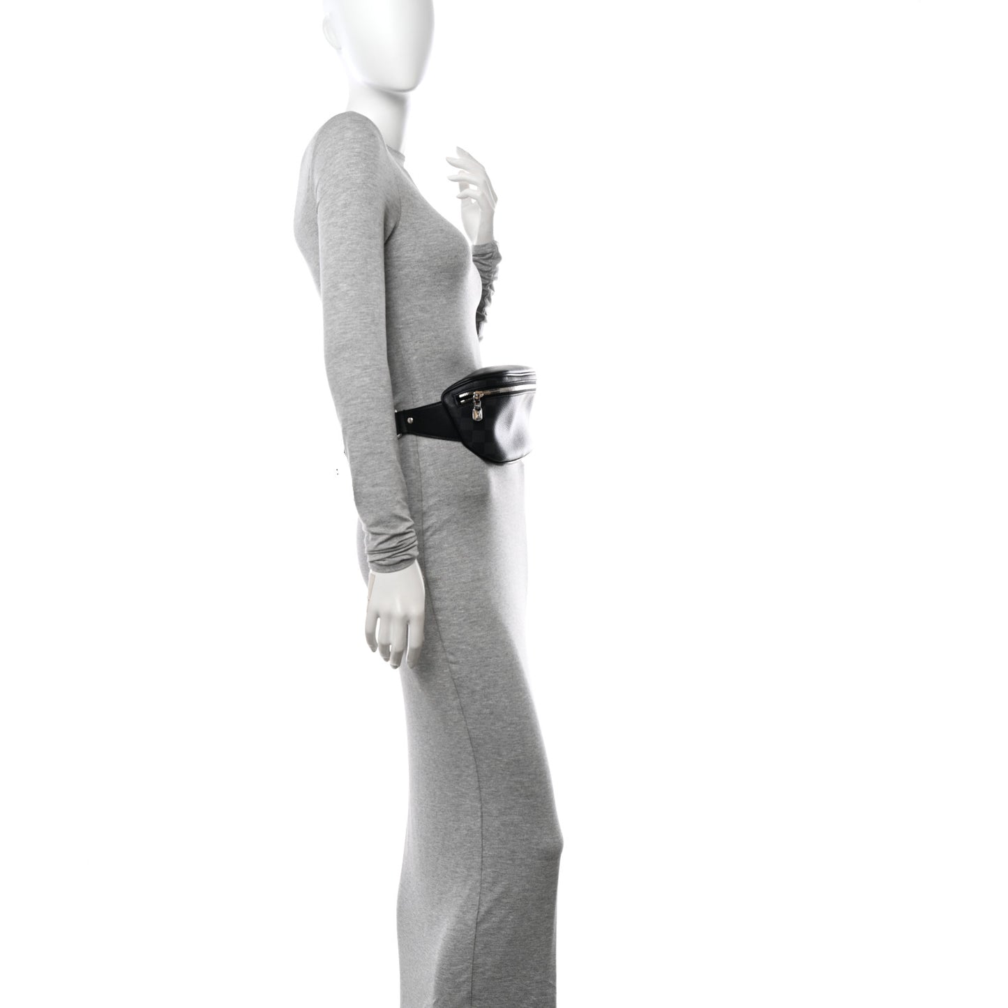 Damier Graphite Campus Bumbag Black