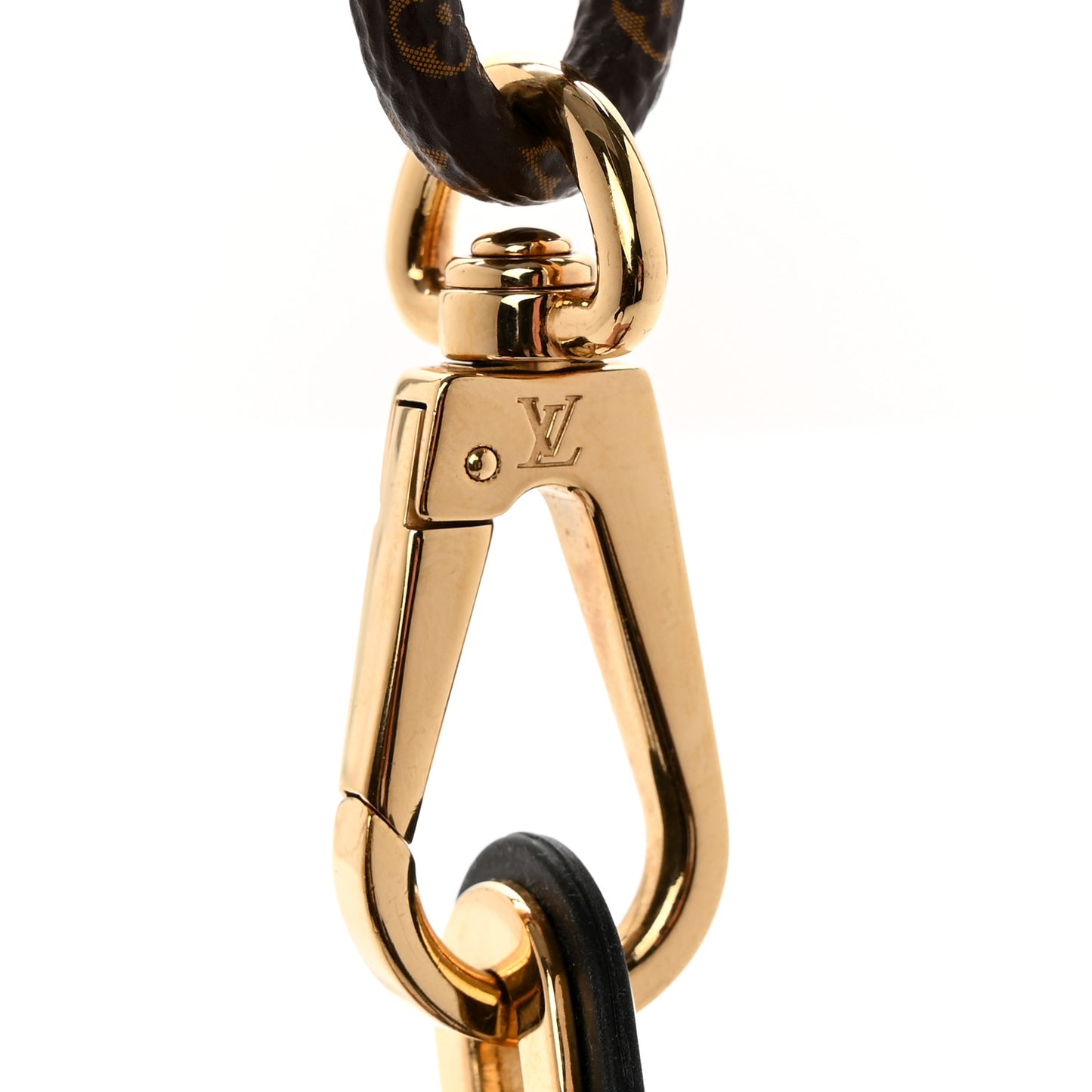 Monogram Silicone Louise Phone Holder Black