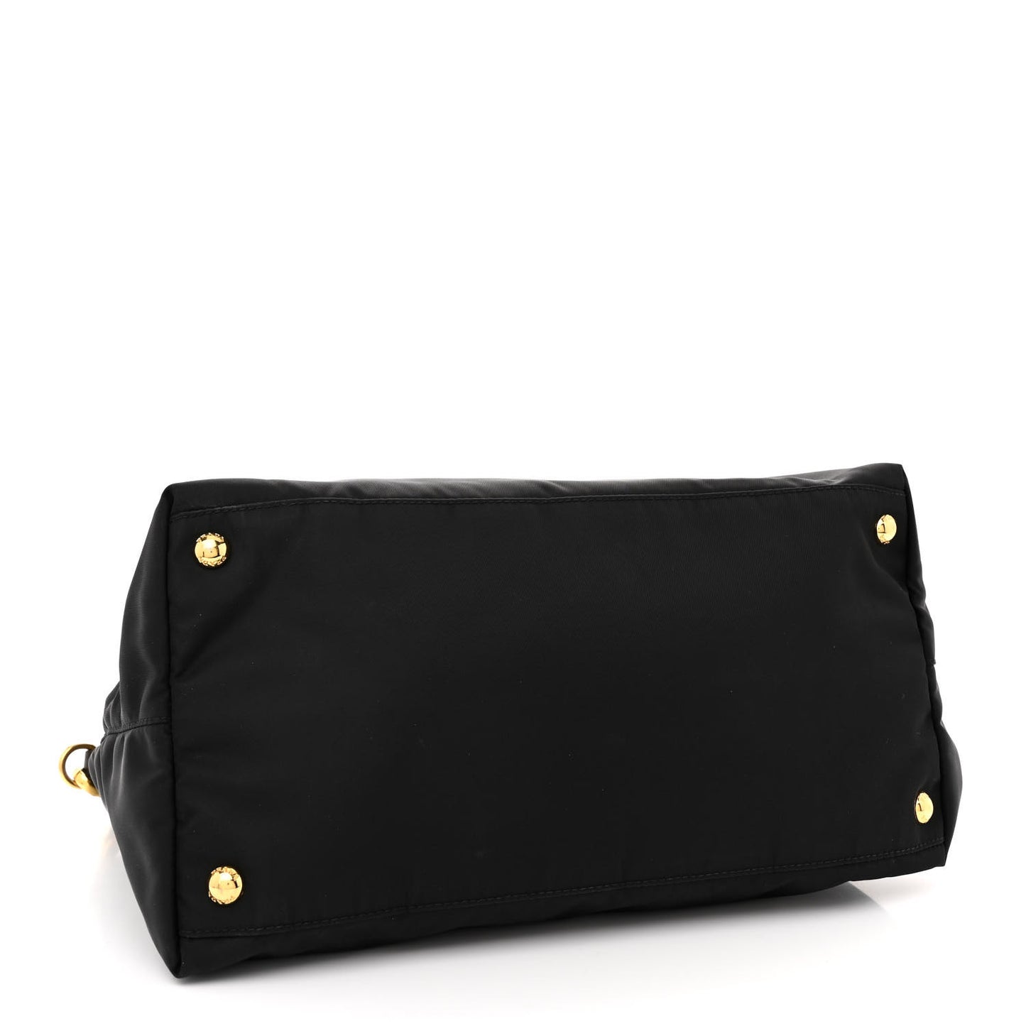 Tessuto Nylon Saffiano Tote Black