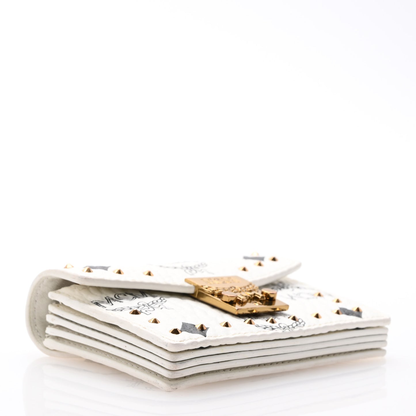 Visetos Mini Accordion Card Wallet White