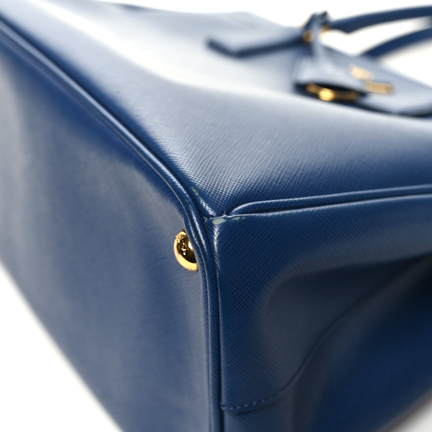 Saffiano Medium Galleria Double Zip Tote Baltico