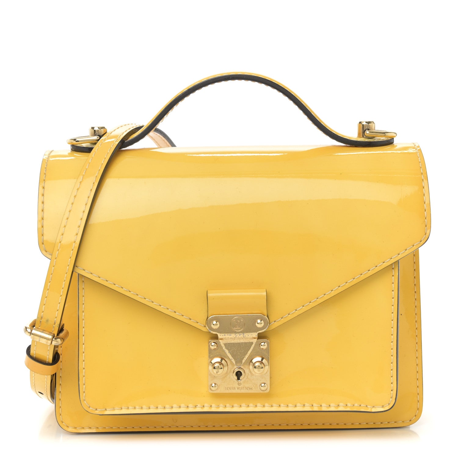 Louis Vuitton Vernis Monceau BB Citrine 1760656 – FASHIONPHILE