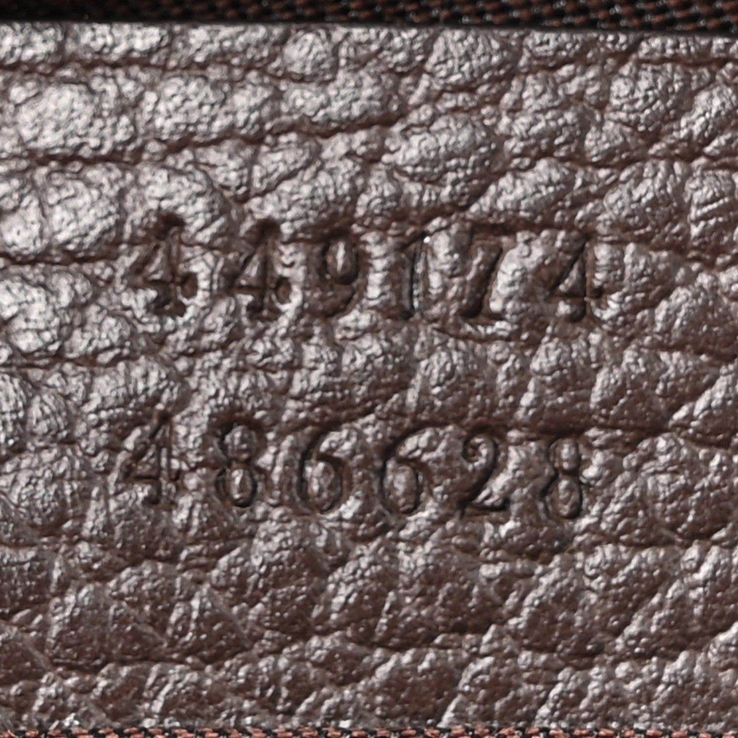 Gucci Monogram Belt Bag Dark Brown 7 of 10