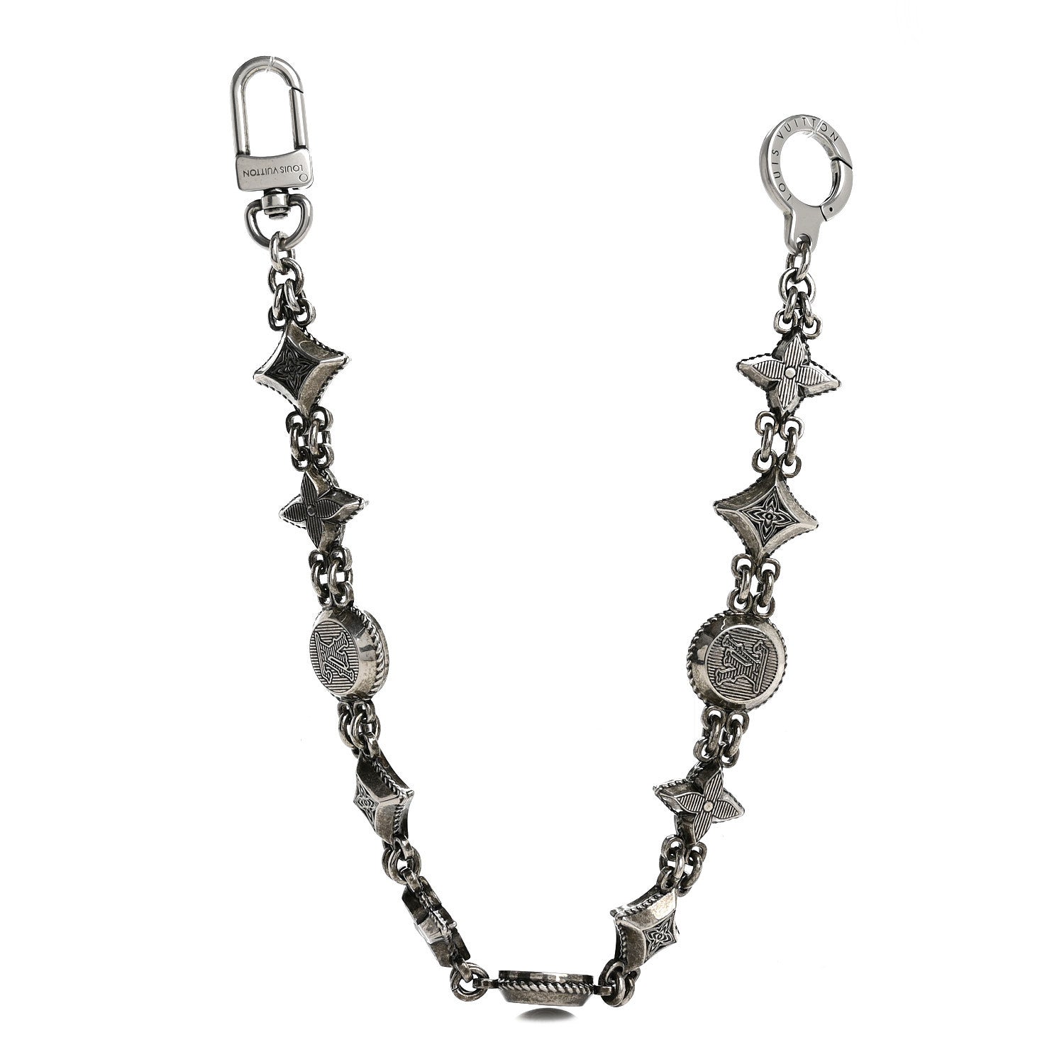Louis Vuitton Metal Western Chain Belt and Bag Charm 1885379