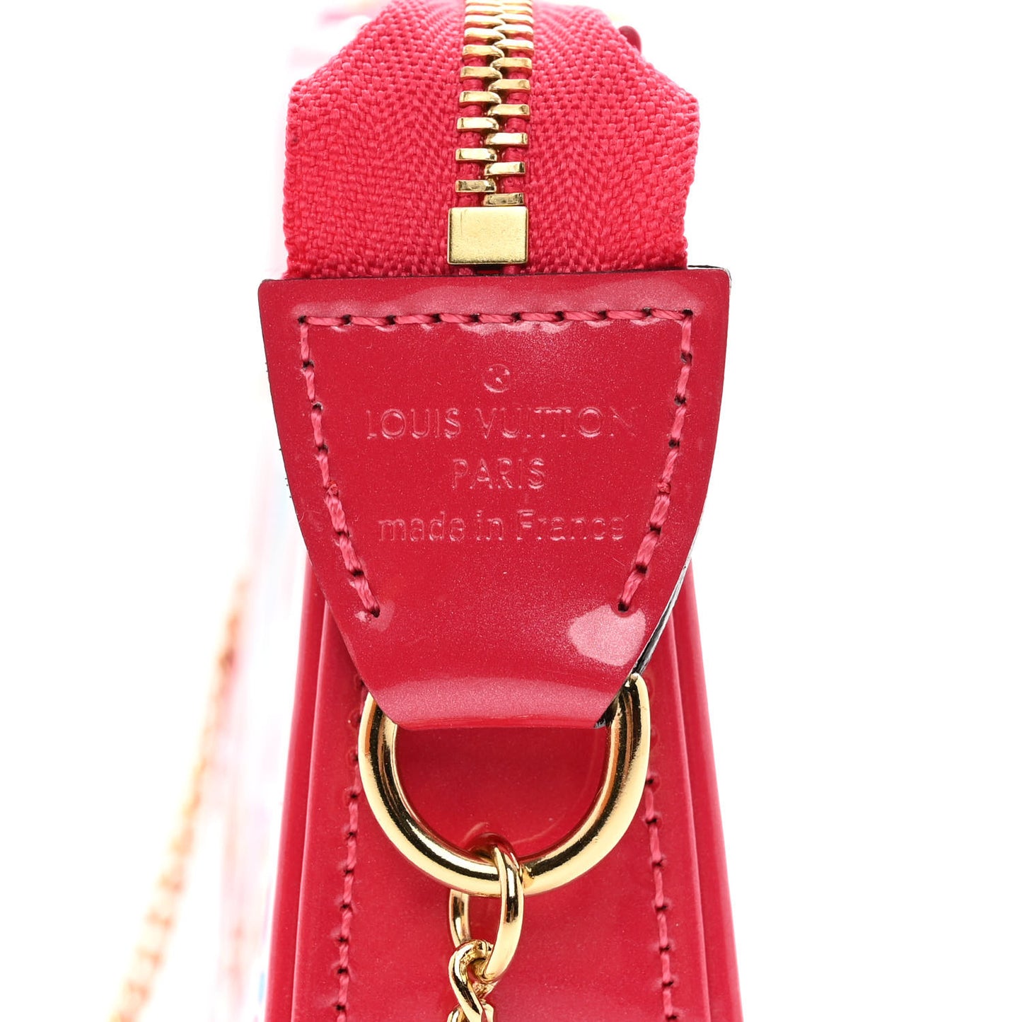 Vernis Valentine Mini Pochette Accessories Fuchsia Neon