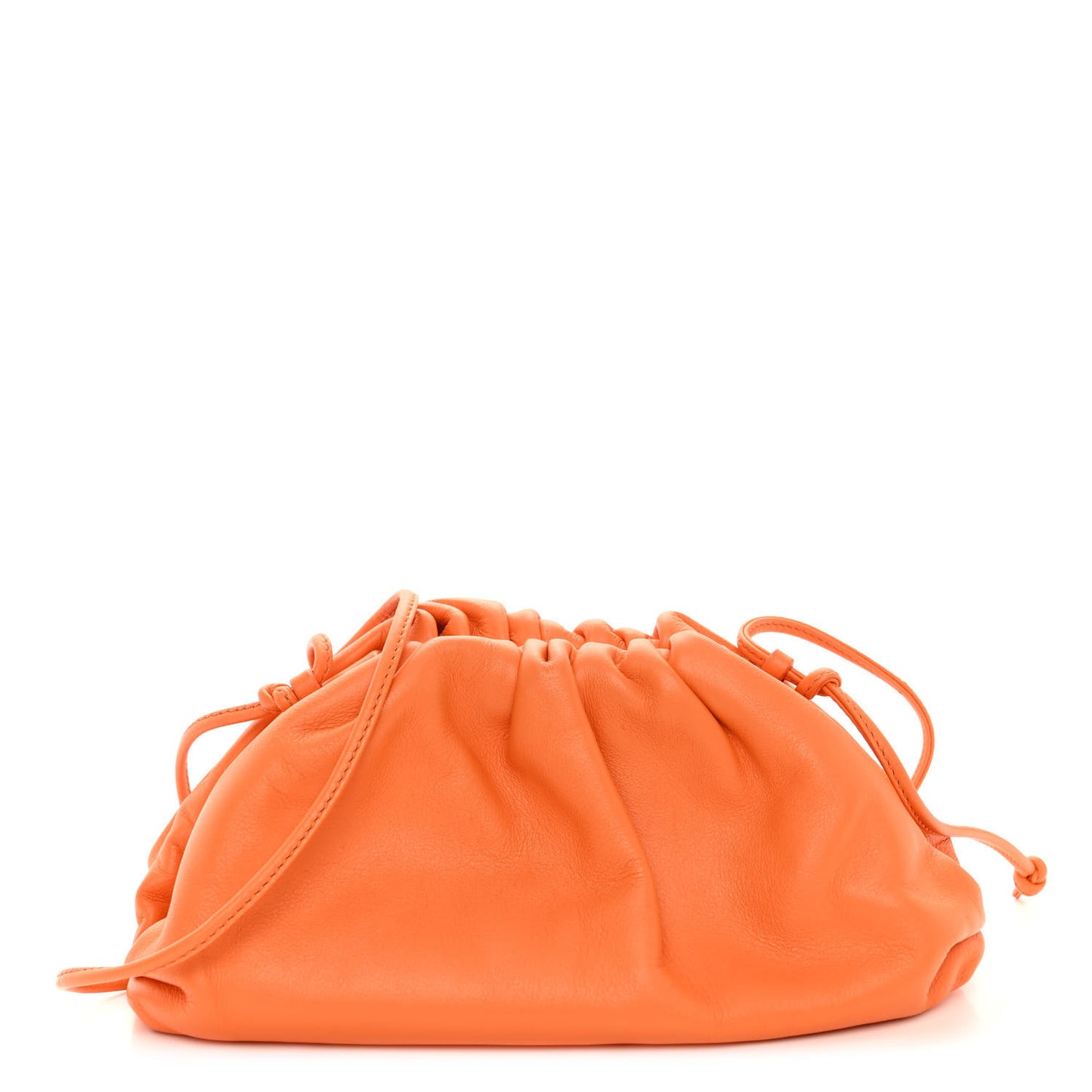 Butter Calfskin The Mini Pouch Light Orange
