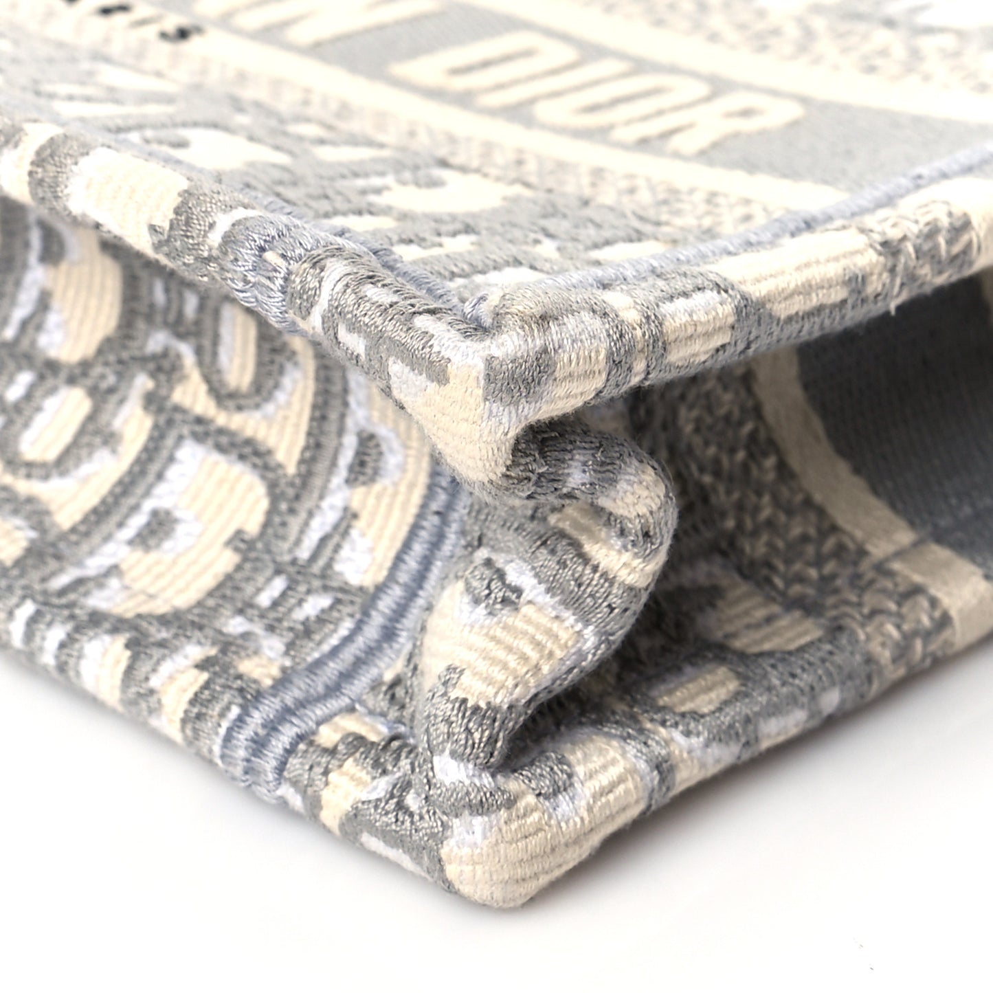 Oblique Mini Book Tote Grey Multicolor