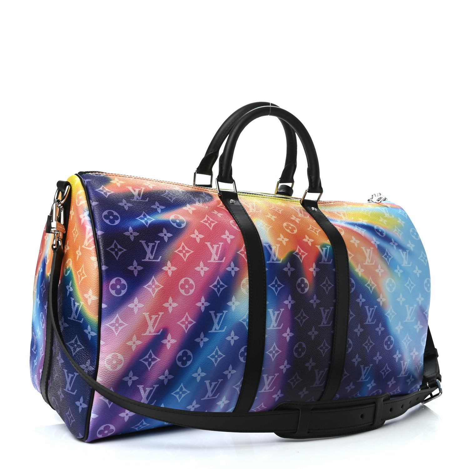 Louis Vuitton Monogram Sunset Keepall Bandouliere 50 Multicolor 2 of 7