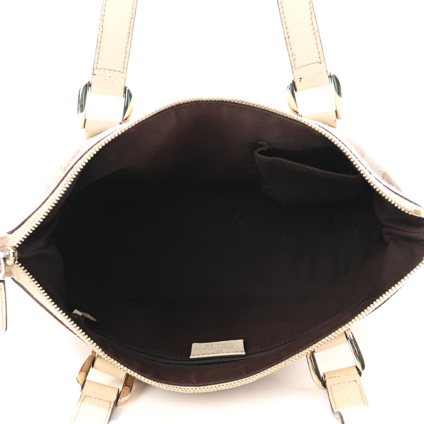 Monogram Small Abbey Tote Off White