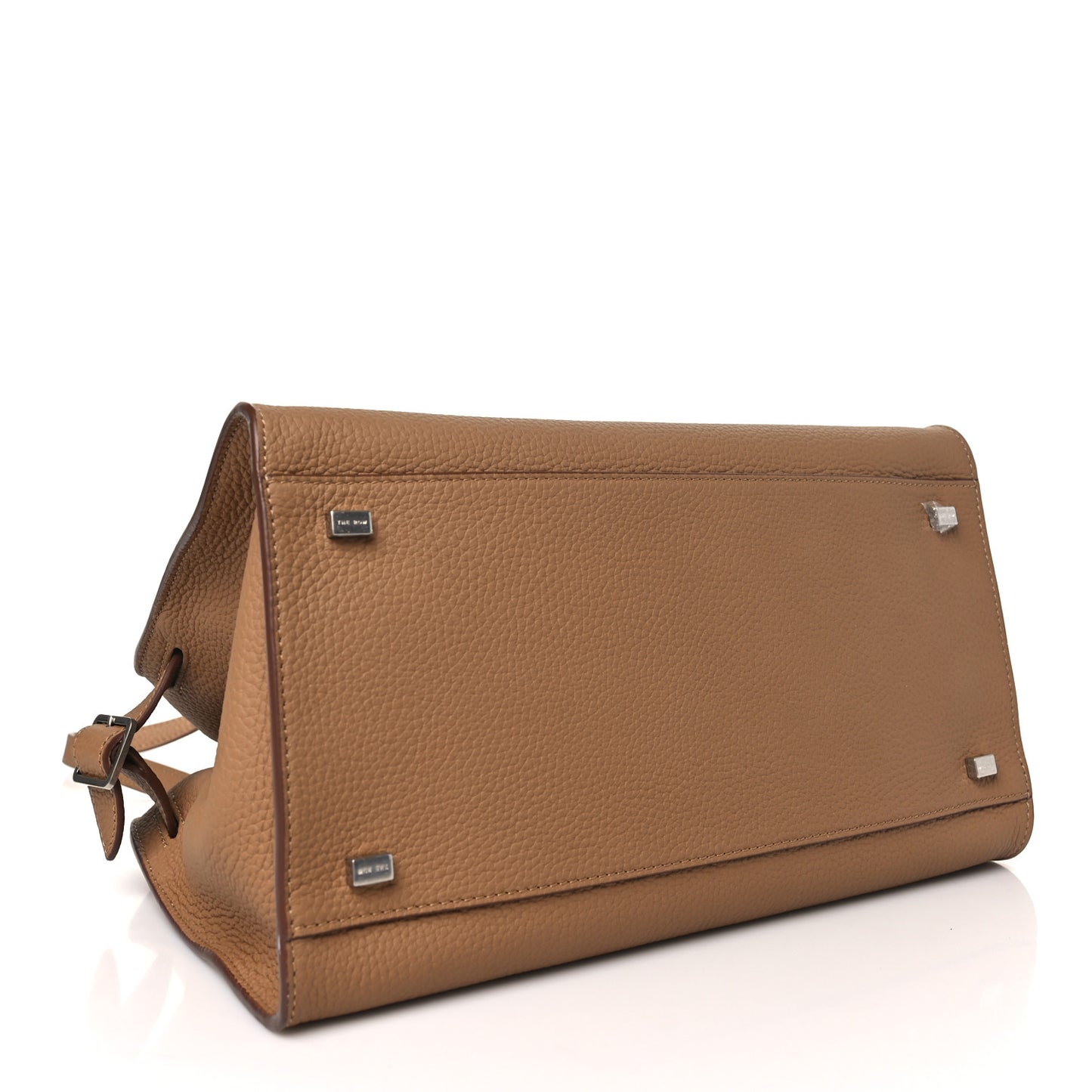 Matte Grained Calfskin Soft Margaux 12 Sandpit