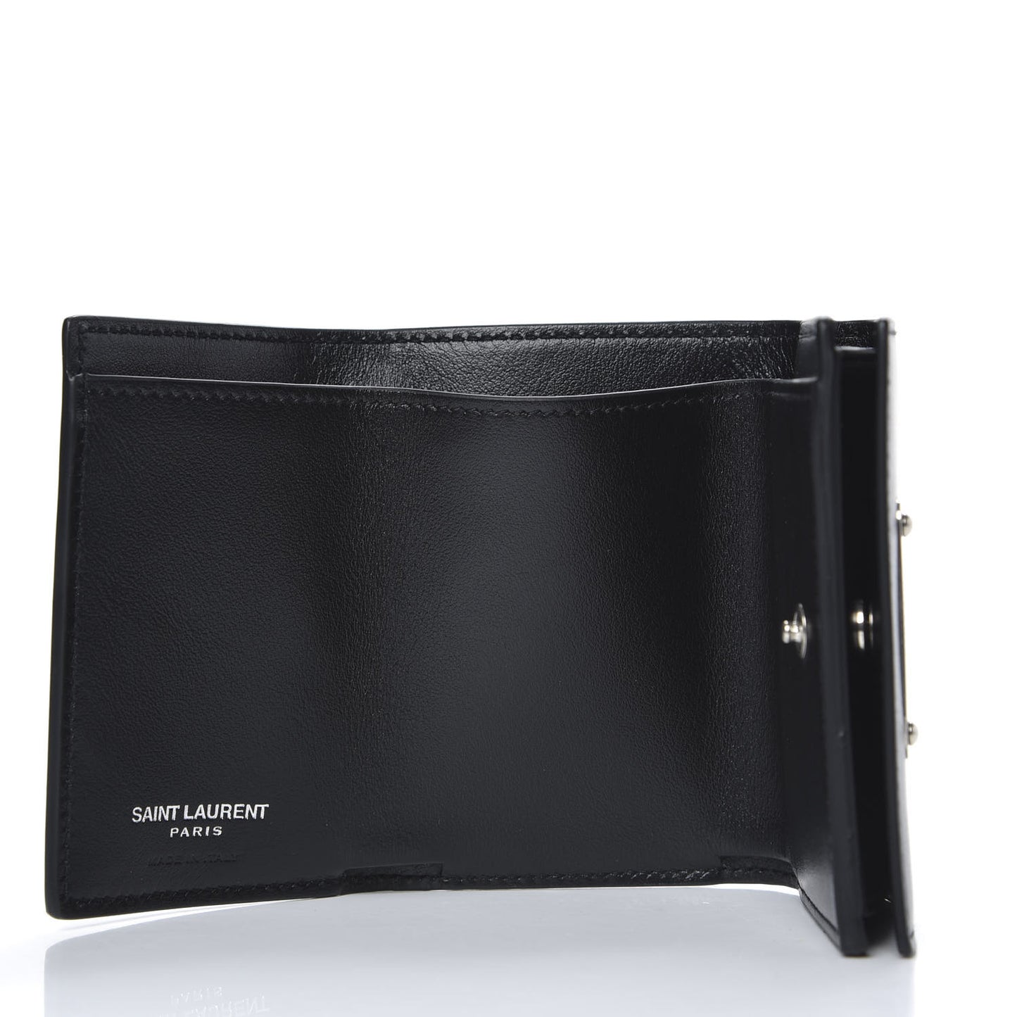 Smooth Calfskin Business Card Case Black