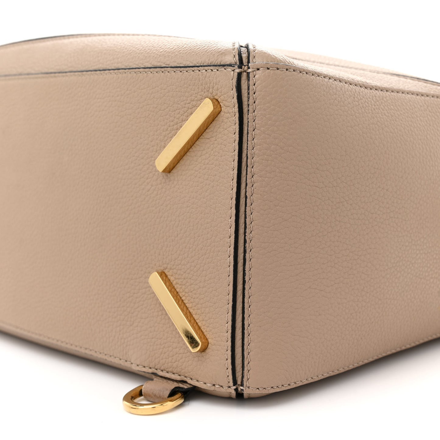 Calfskin Medium Puzzle Bag Light Oat
