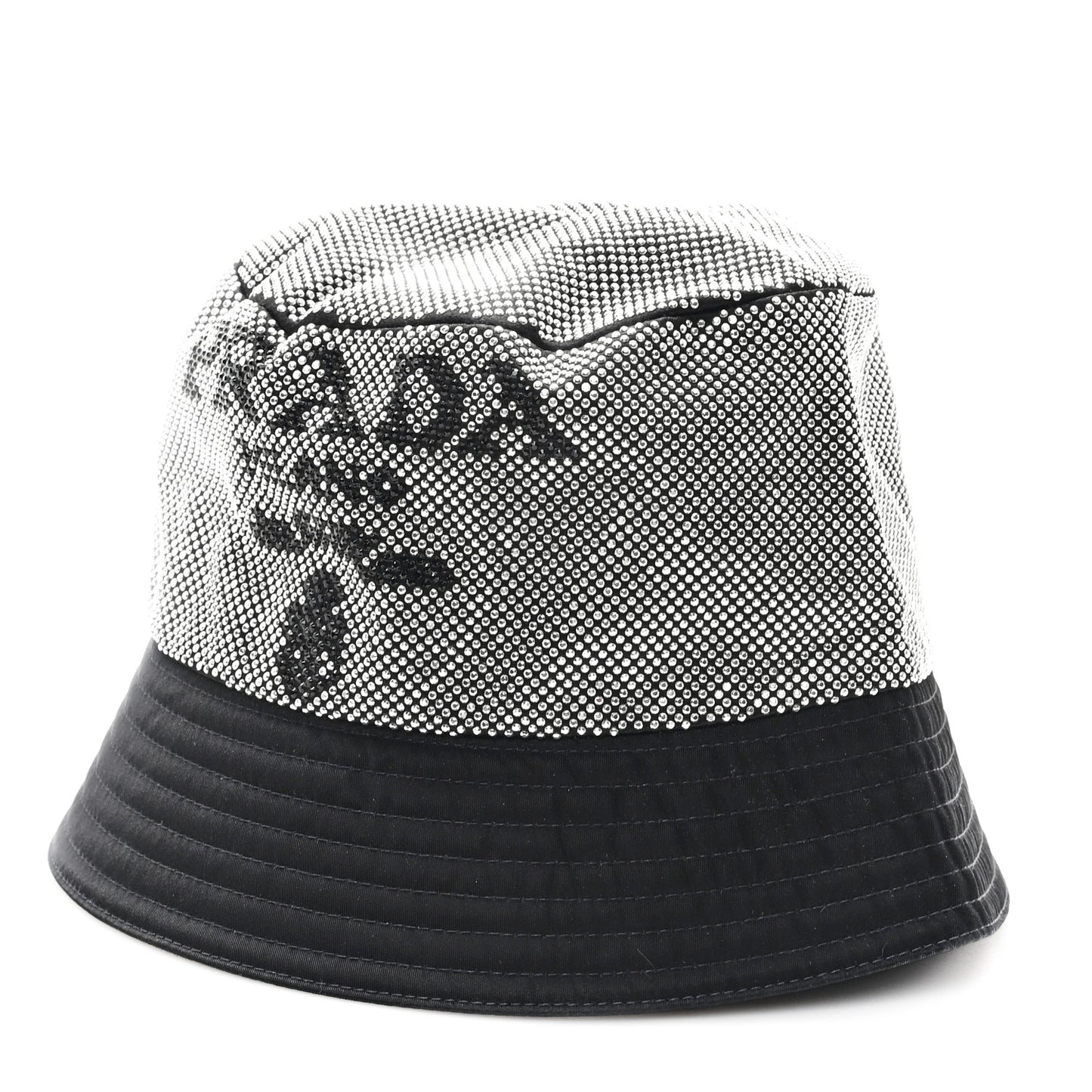 Crystal Tessuto Bucket Hat L Black Acciaio