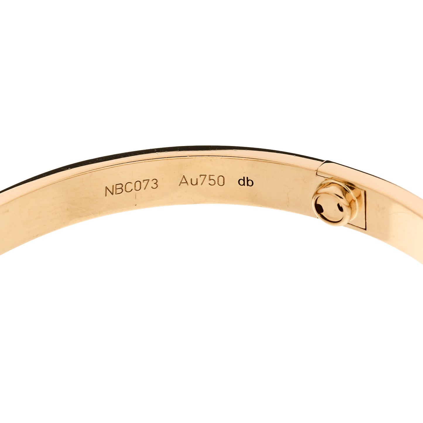 18K Yellow Gold LOVE Bracelet 20