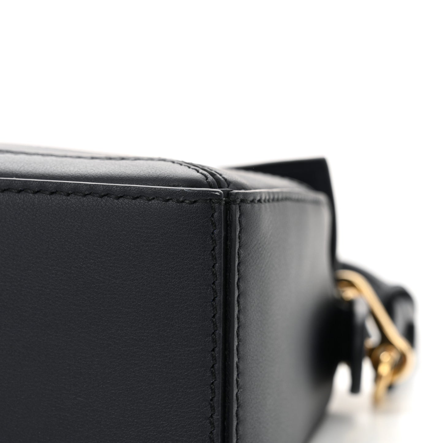 Calfskin New Year Mini Puzzle Bag Dark Ink