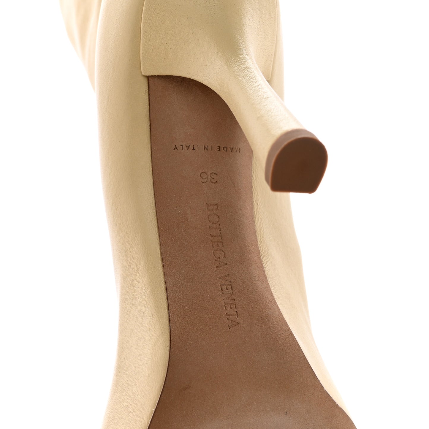 Nappa BV Bold Platform Square Toe Ankle Boots 36 Butter