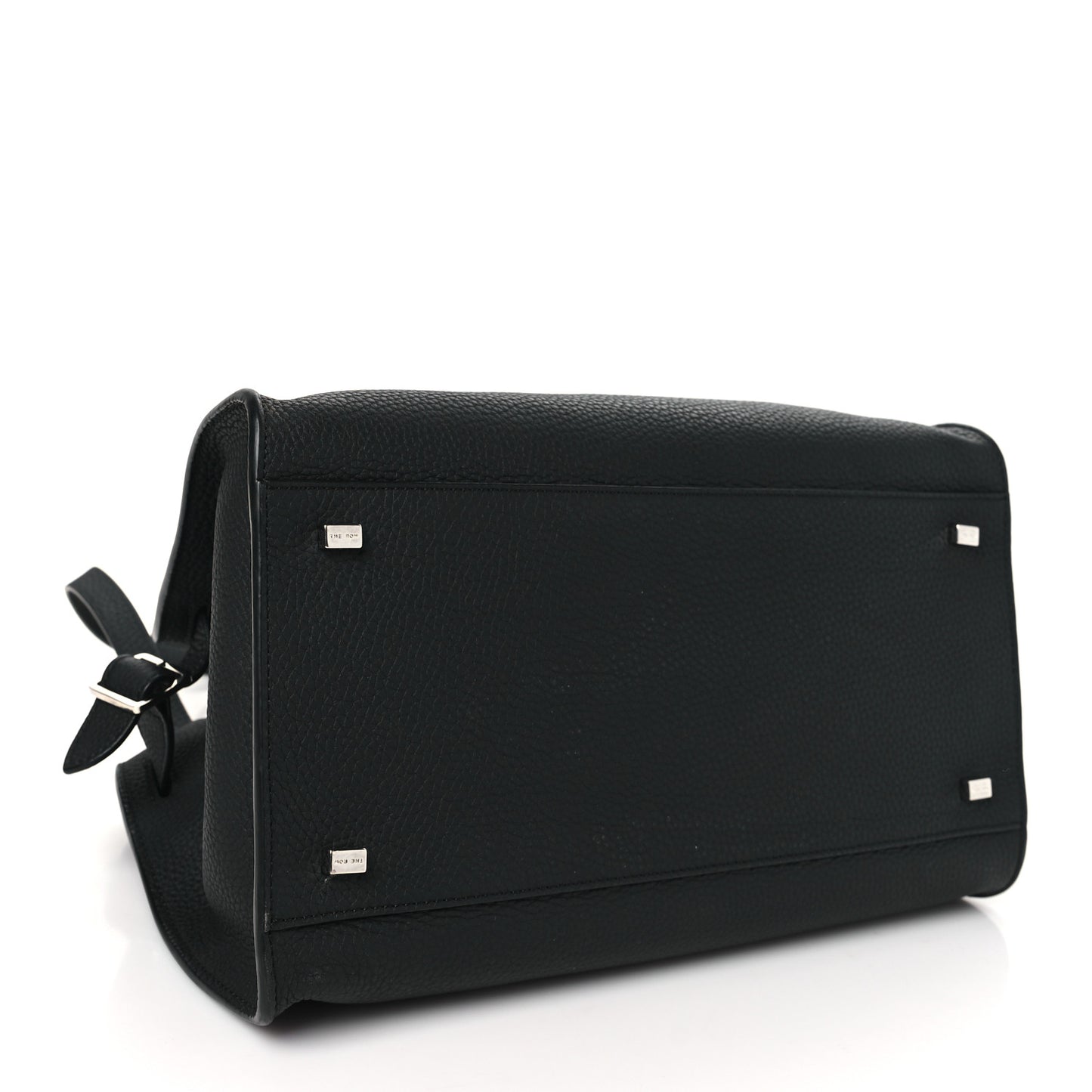 Matte Grained Calfskin Soft Margaux 12 Black