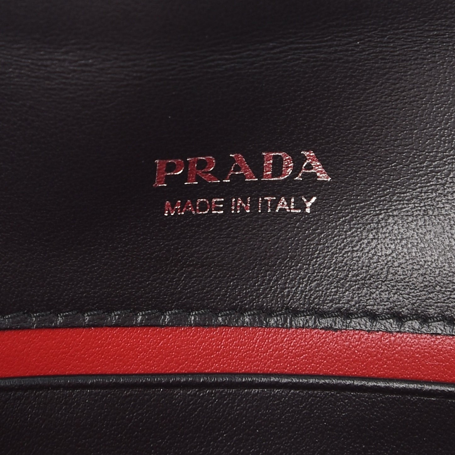 Spazzolato Logo Envelope Clutch Nero Black