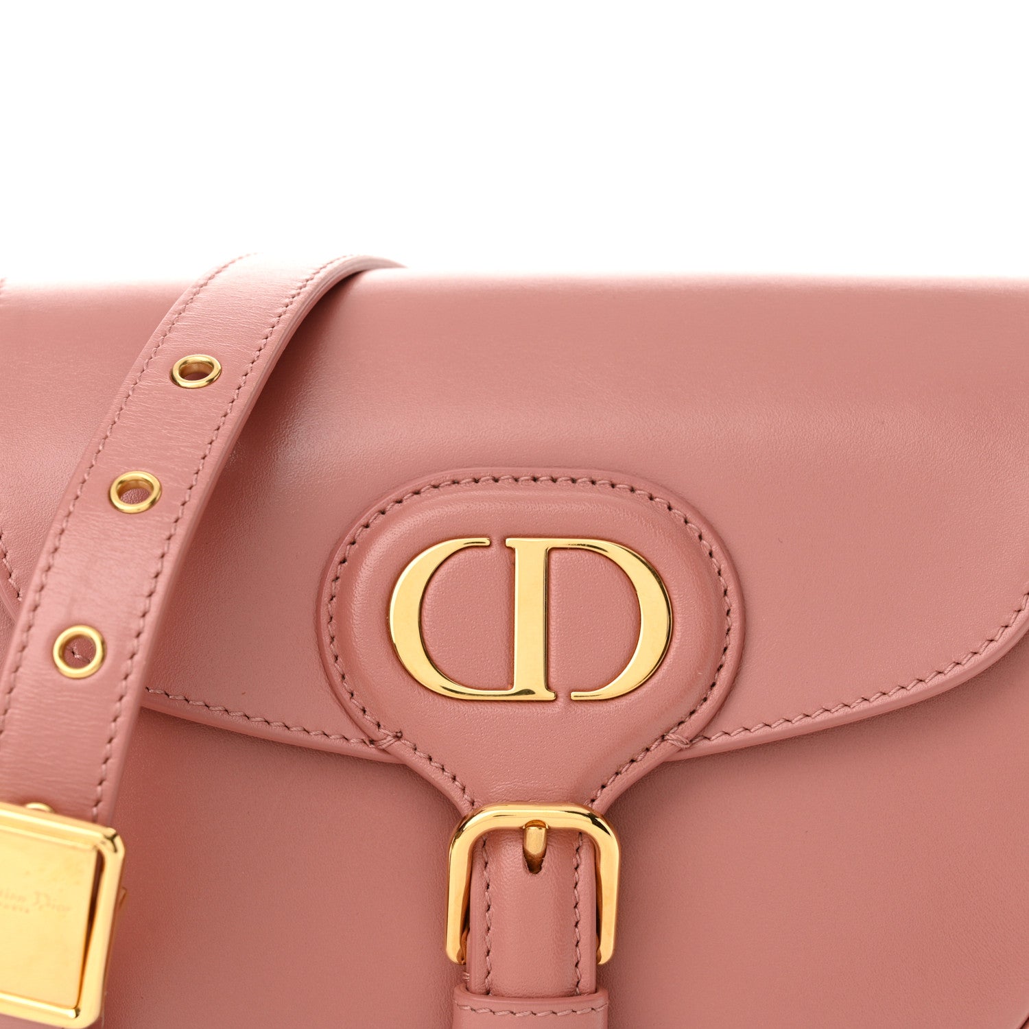 Christian Dior Box Calfskin Small Bobby Flap Dark Nude 7 of 13