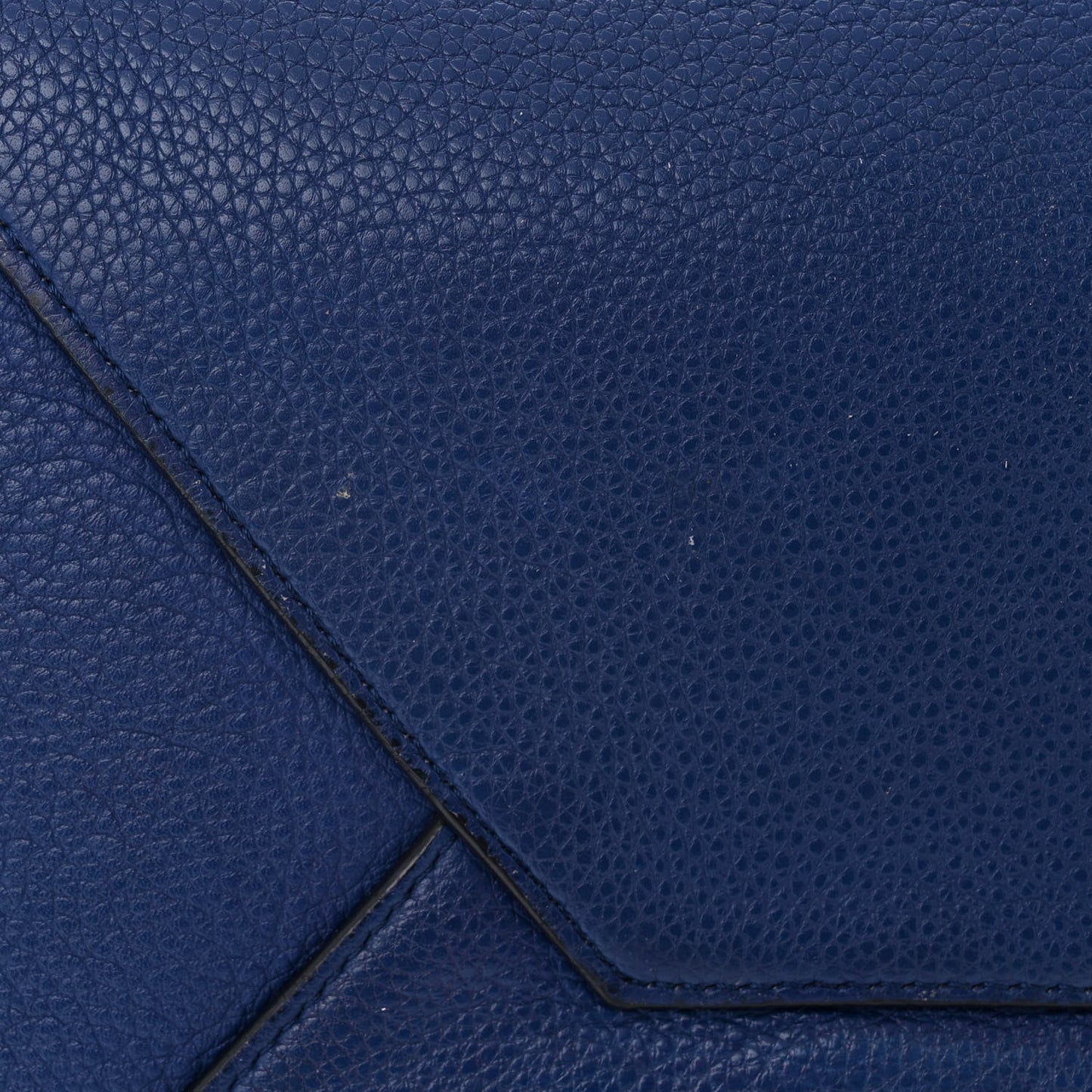 Soft Grained Calfskin Medium Belt Cabas Phantom Indigo