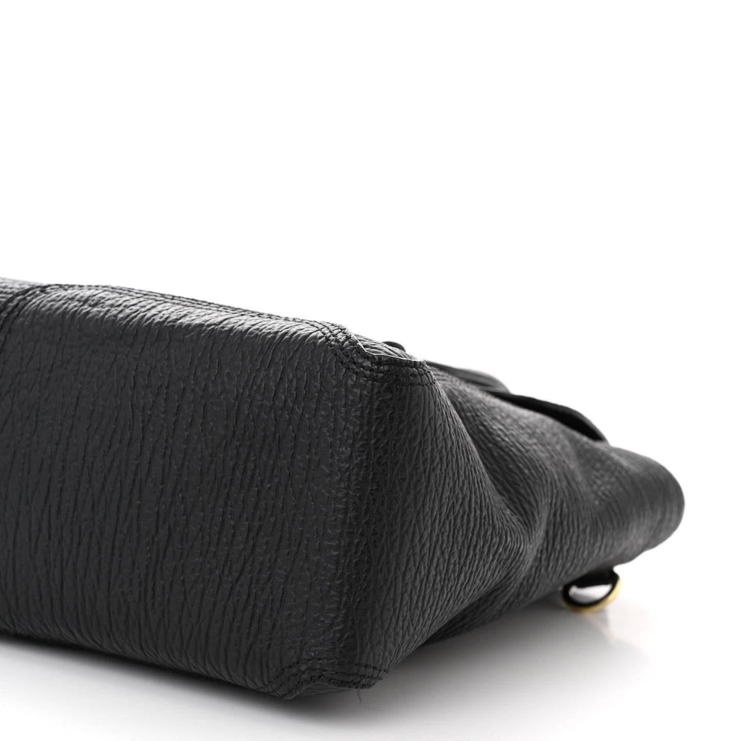 Textured Calfskin Medium Pashli Satchel Black