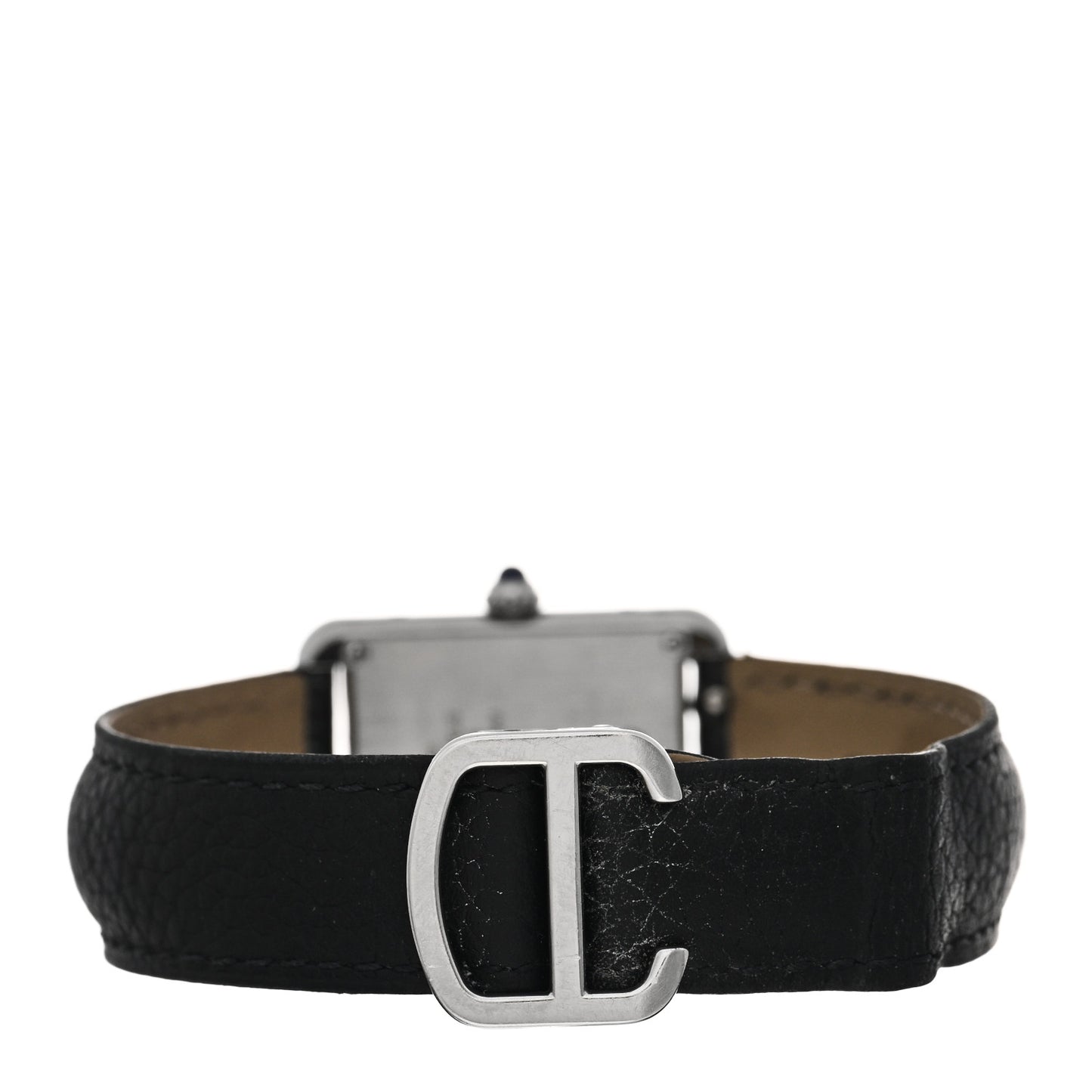 Stainless Steel Calfskin 24mm Tank Solo Quartz Watch
