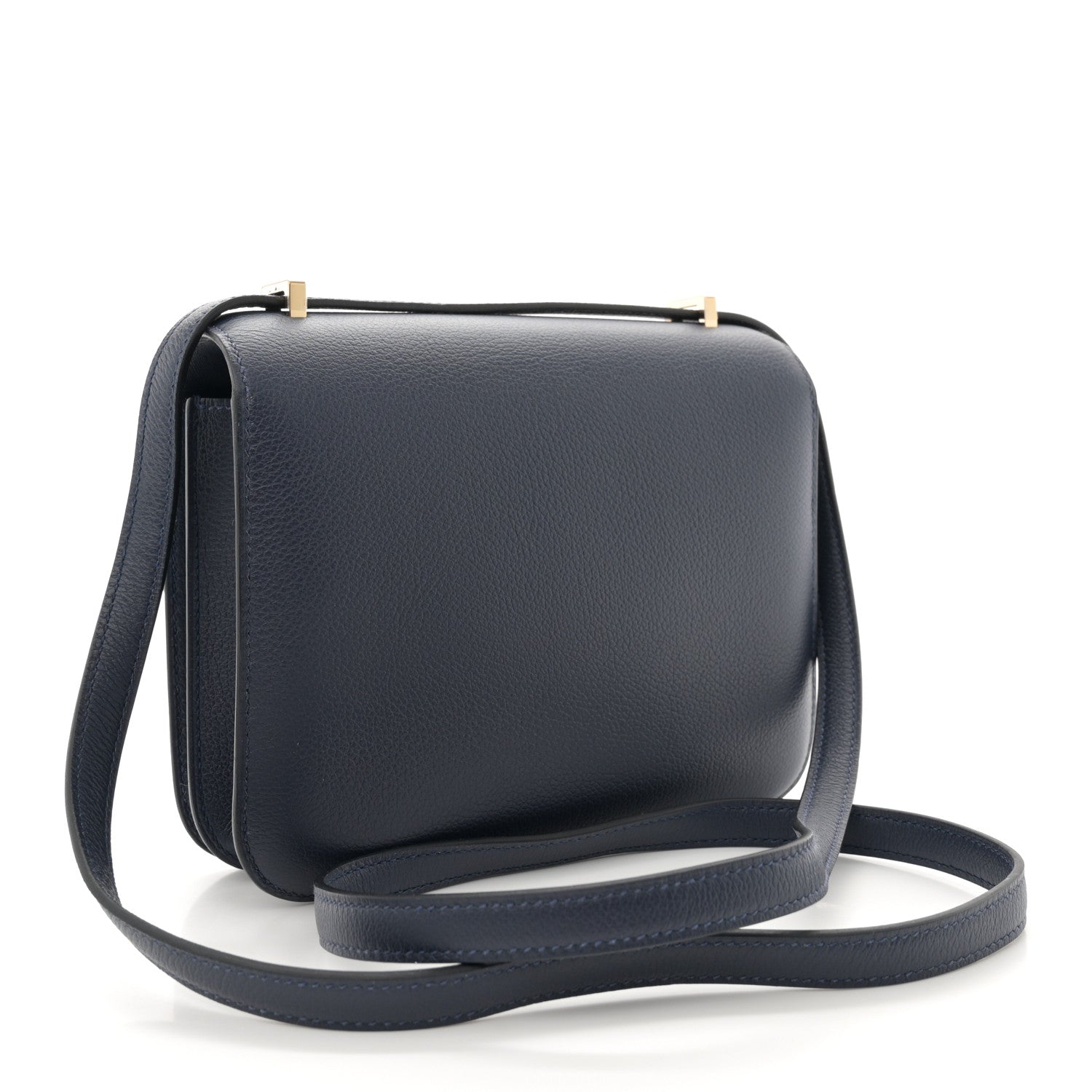 Hermes Evercolor Shiny Alligator Constance 18 Bleu Nuit 4 of 11