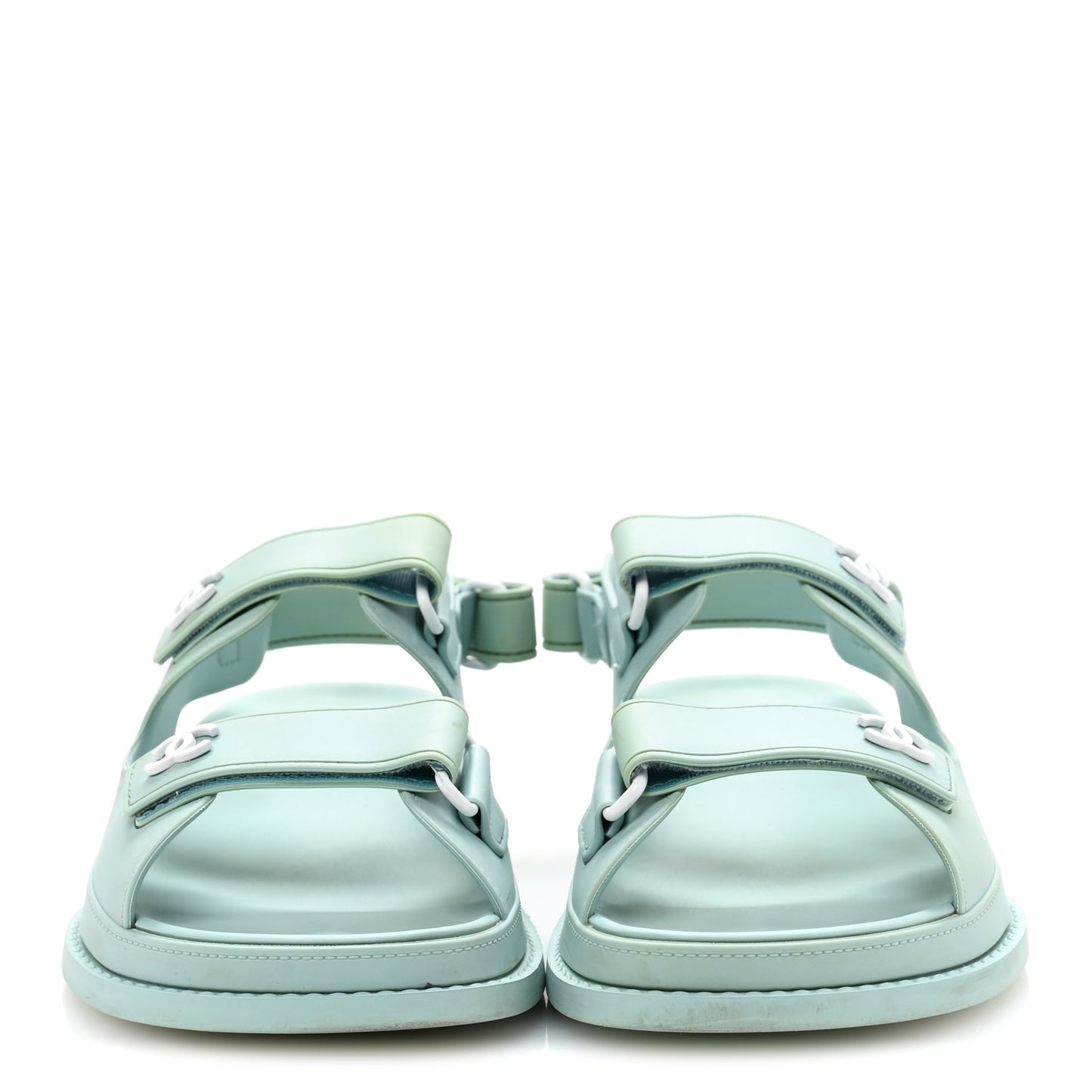 Rubber CC Dad Sandals 39 Light Blue