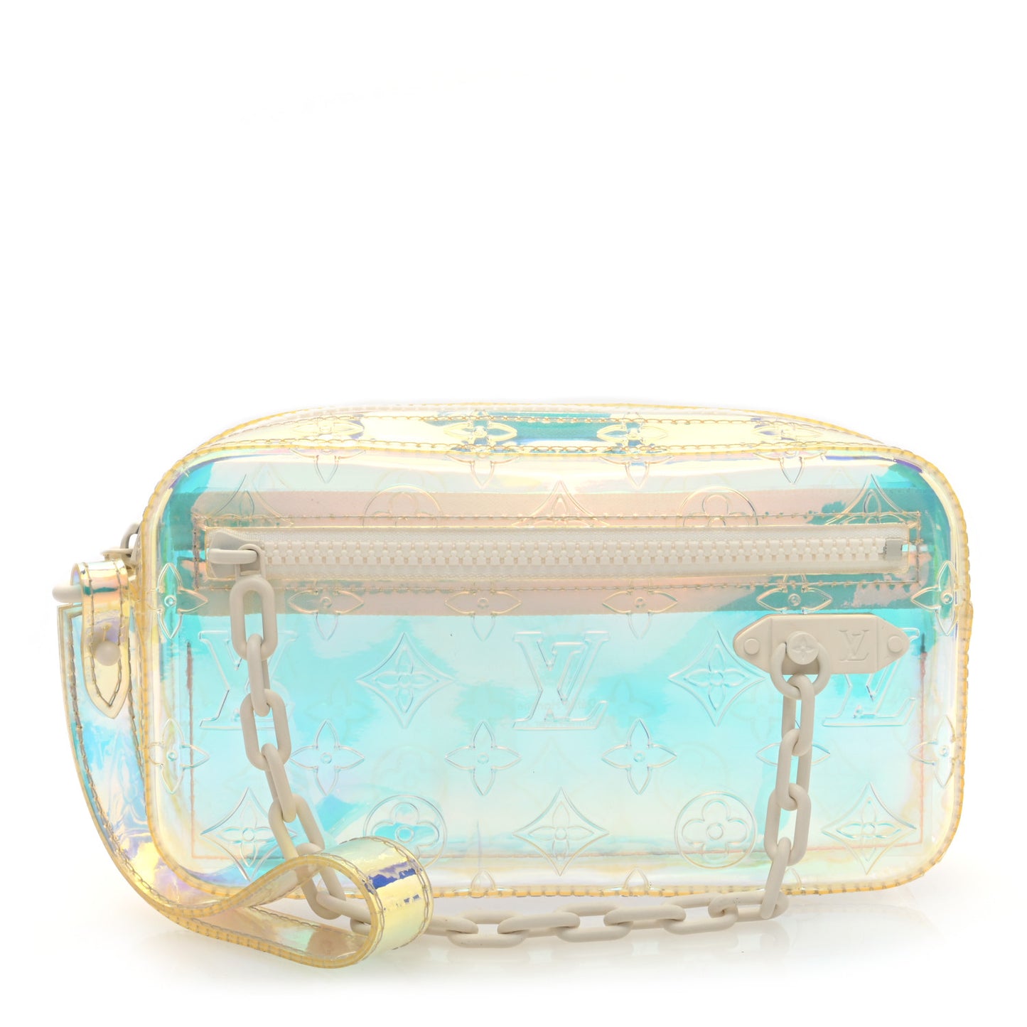 PVC Monogram Pochette Volga Iridescent Prism
