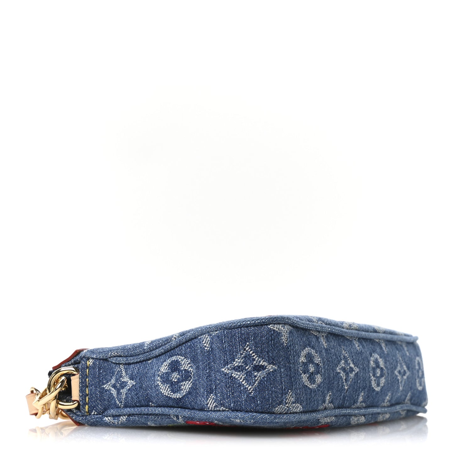 LV X TM Monogram Denim Cerises Pochette Accessories Blue