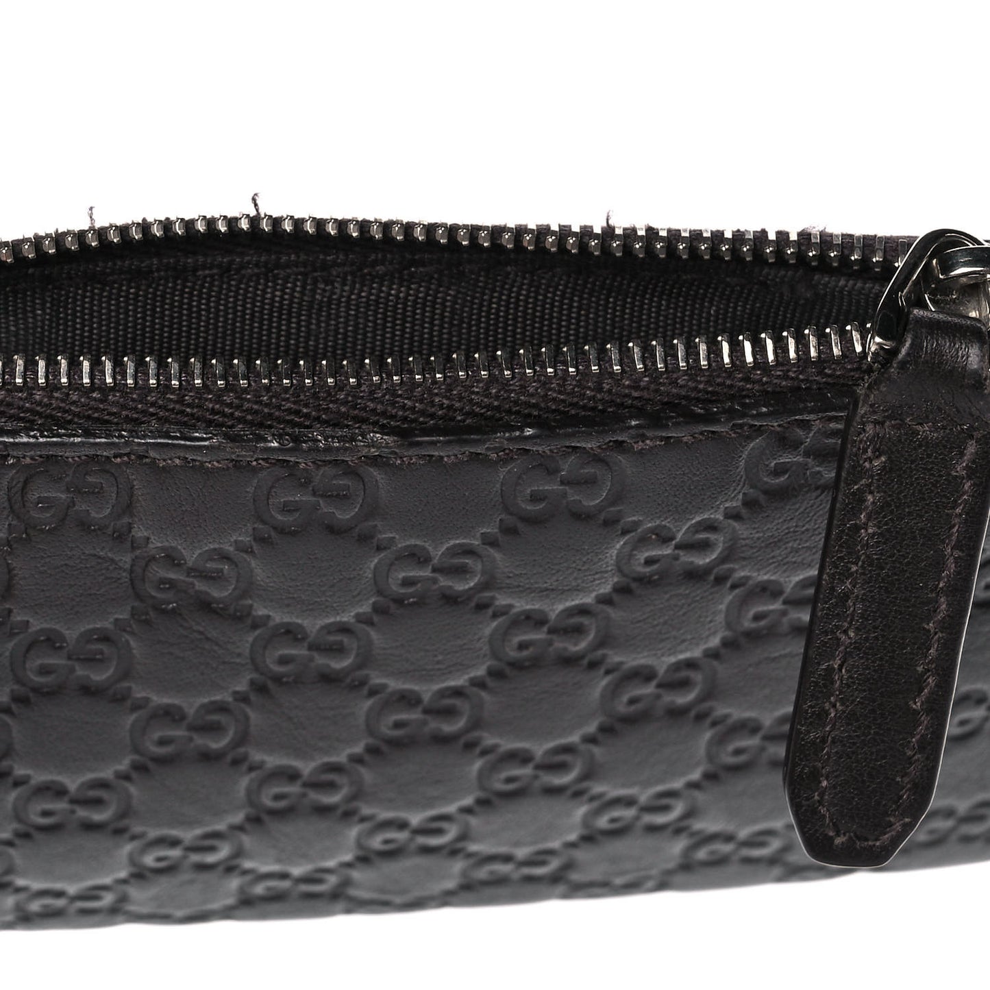 Microguccissima Key Ring Coin Case Black