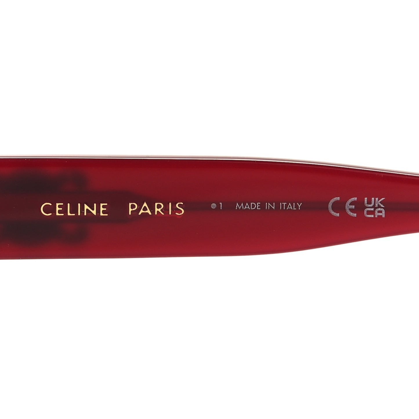 Acetate Triomphe Sunglasses CL 40253F Red