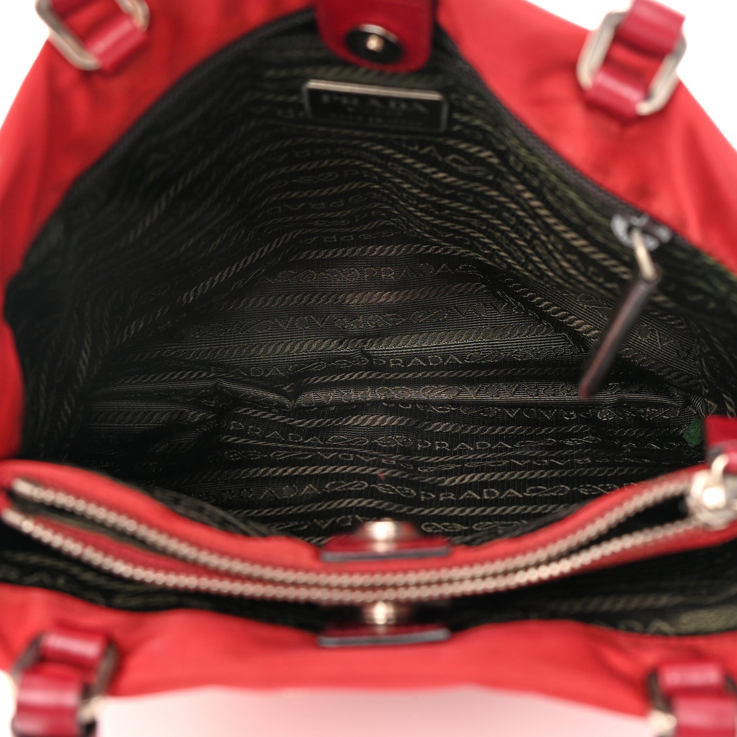 Tessuto Nylon Tote Red