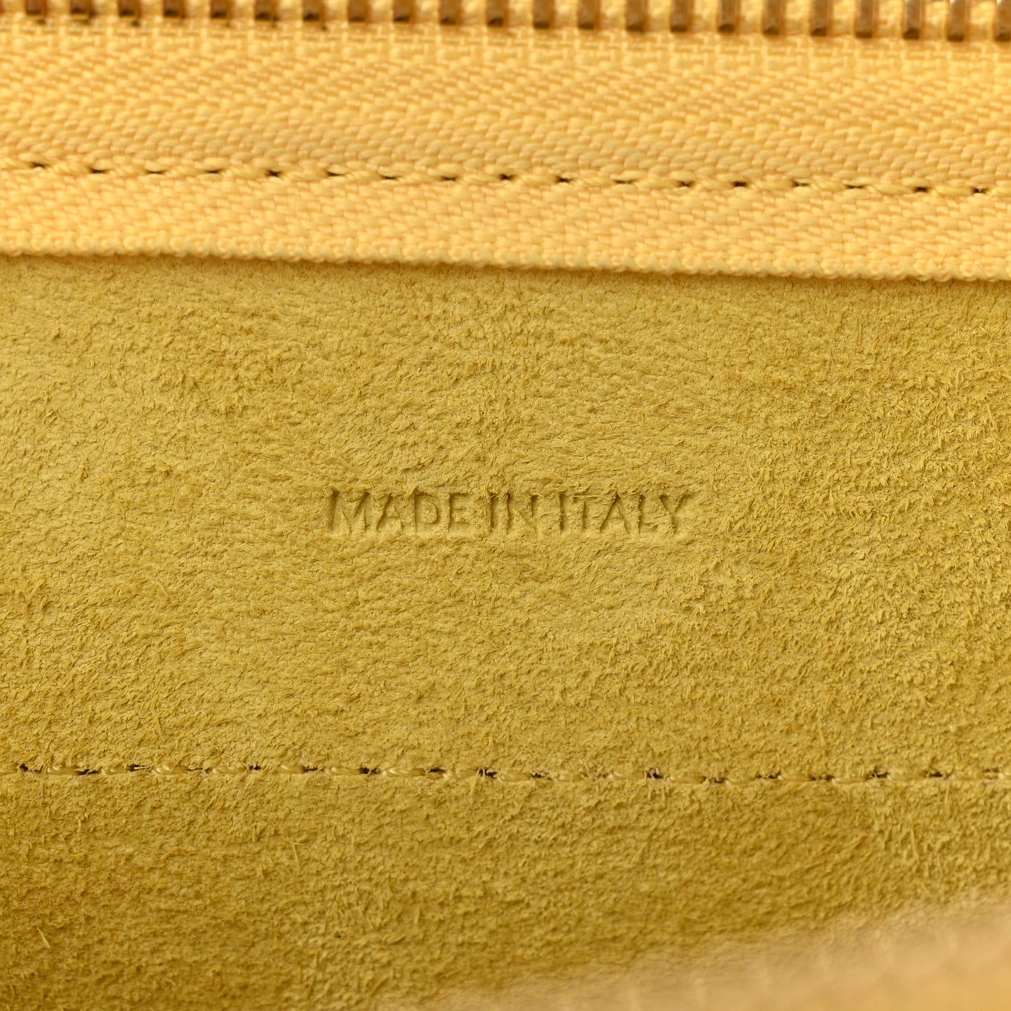 Grained Calfskin Nano Belt Bag Citron