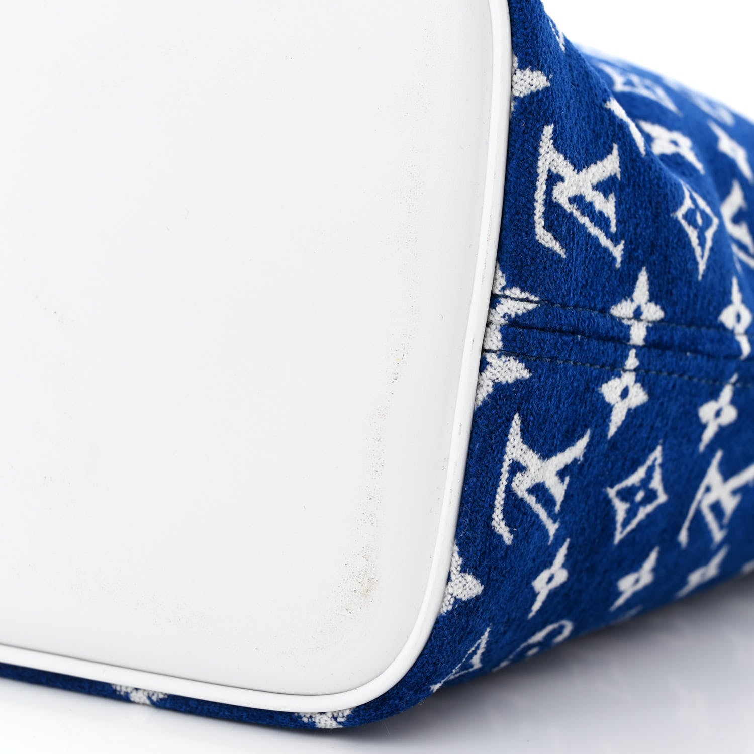 Louis Vuitton Jacquard Velvet Monogram LV Match Neverfull MM Bleu 11 of 11