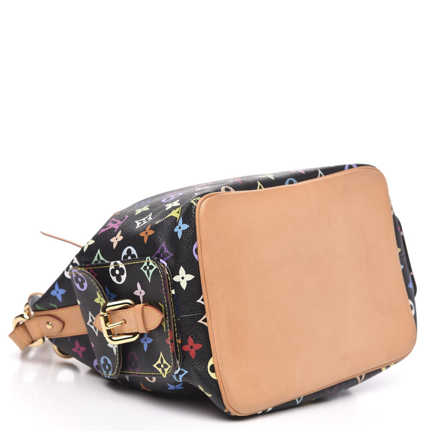 Louis Vuitton Monogram Multicolor Petit Noe Black 4 of 11