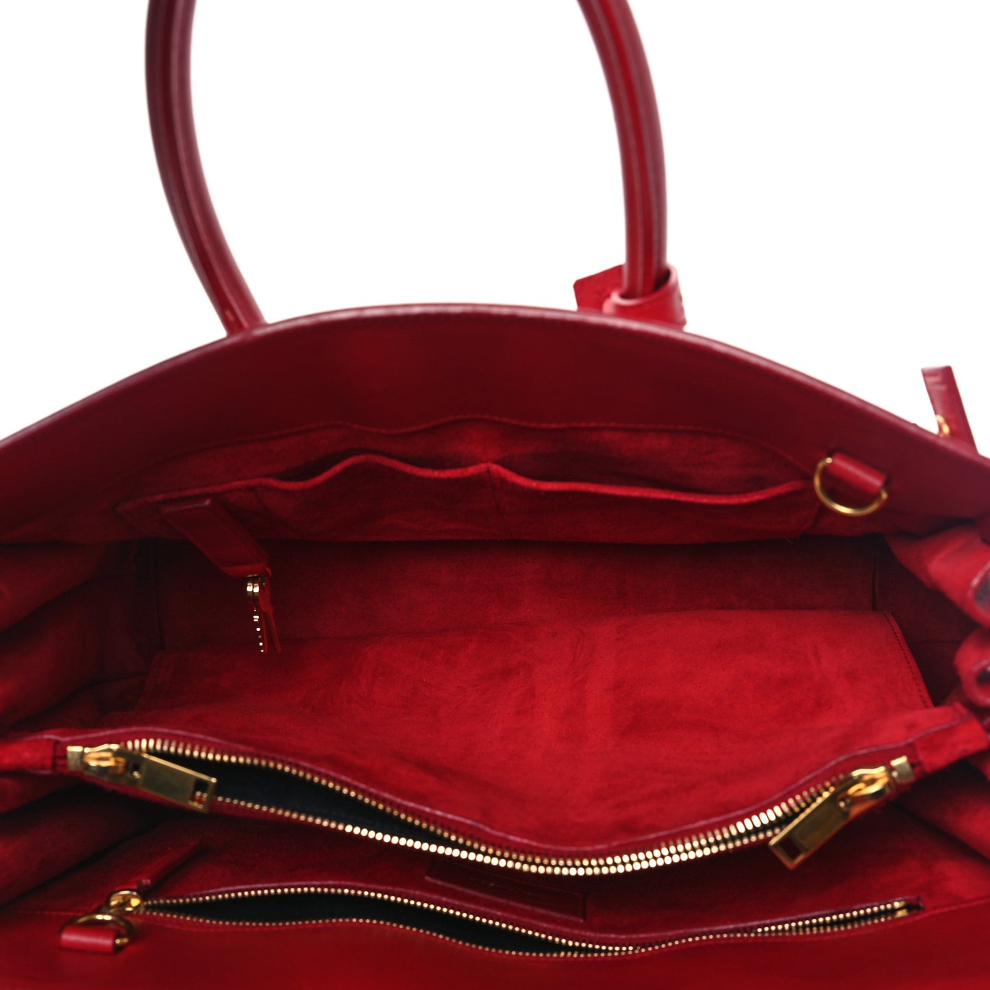 Calfskin Small Sac De Jour Lipstick Red