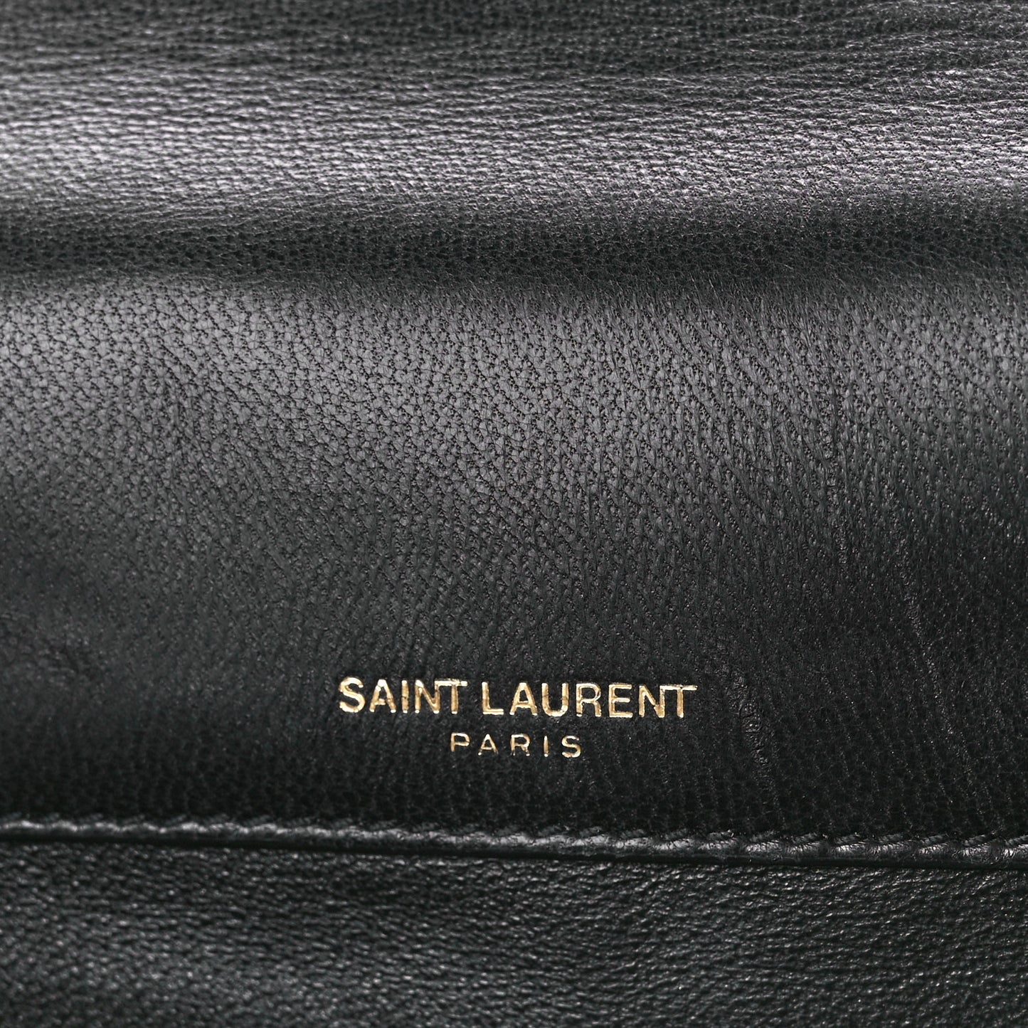 Lambskin Matelasse Monogram Large Vicky Chain Bag Black