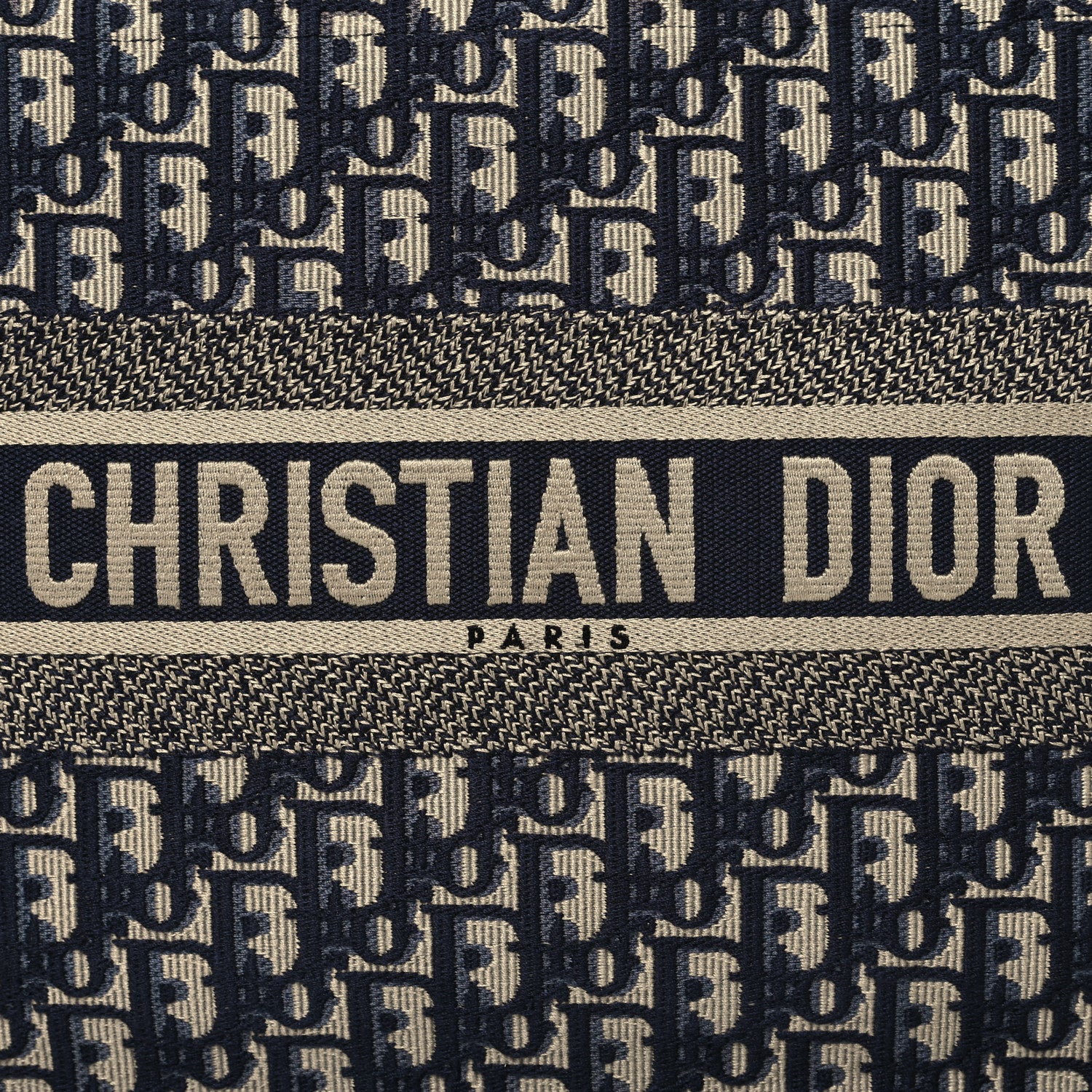 Christian Dior Oblique Medium Book Tote Blue Multicolor 8 of 12