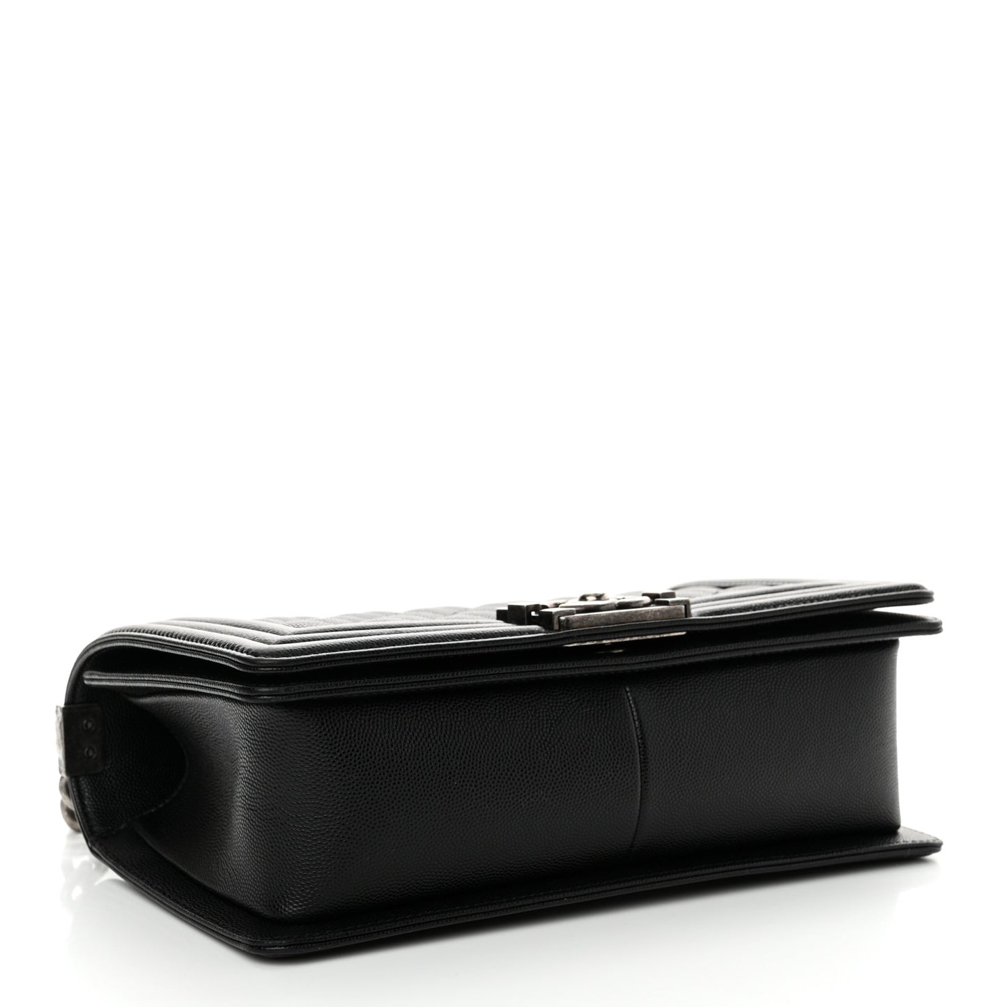Caviar Quilted Medium Boy Flap Black