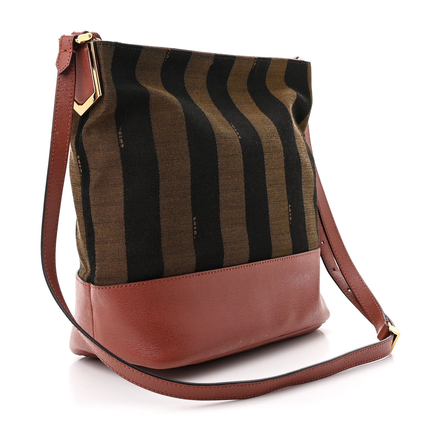 Pequin Vitello Elite 2Jours Bucket Bag Tobacco