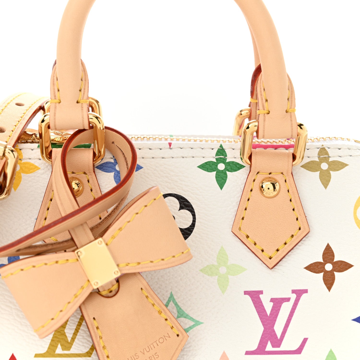 Louis Vuitton LV X TM Monogram Multicolor Nano Speedy White 7 of 10